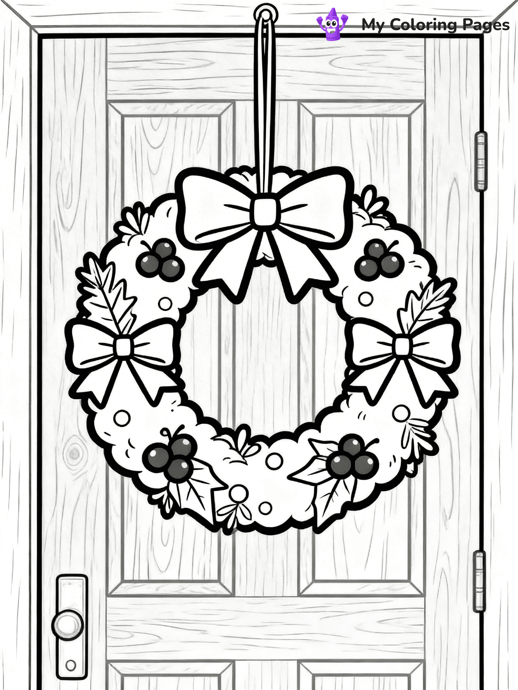 Christmas Lights Coloring Pages - 88