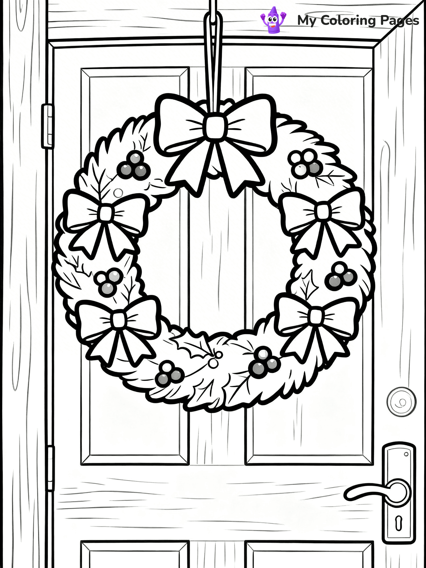 Christmas Lights Coloring Pages - 87