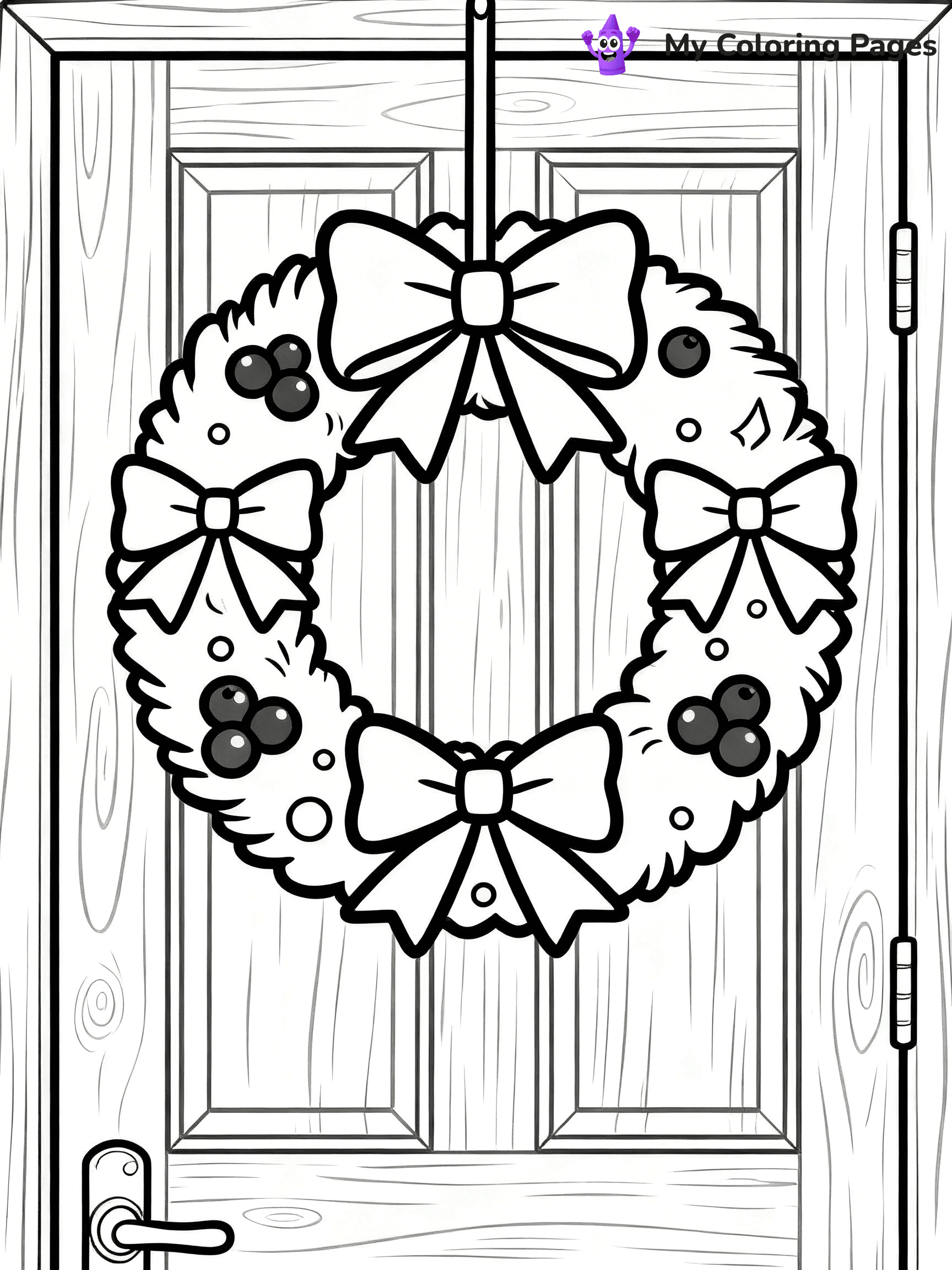 Christmas Lights Coloring Pages - 86