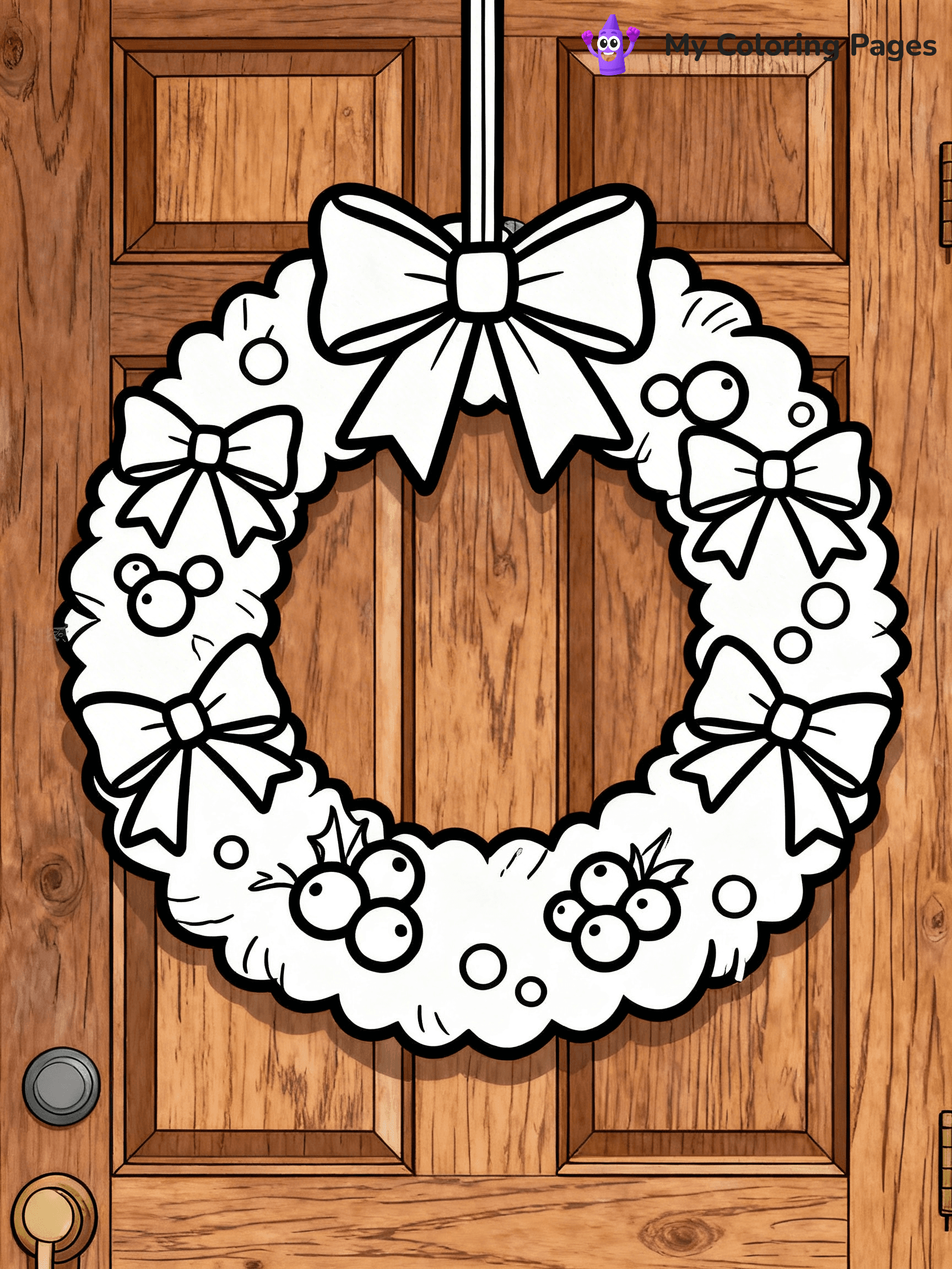 Christmas Lights Coloring Pages - 82