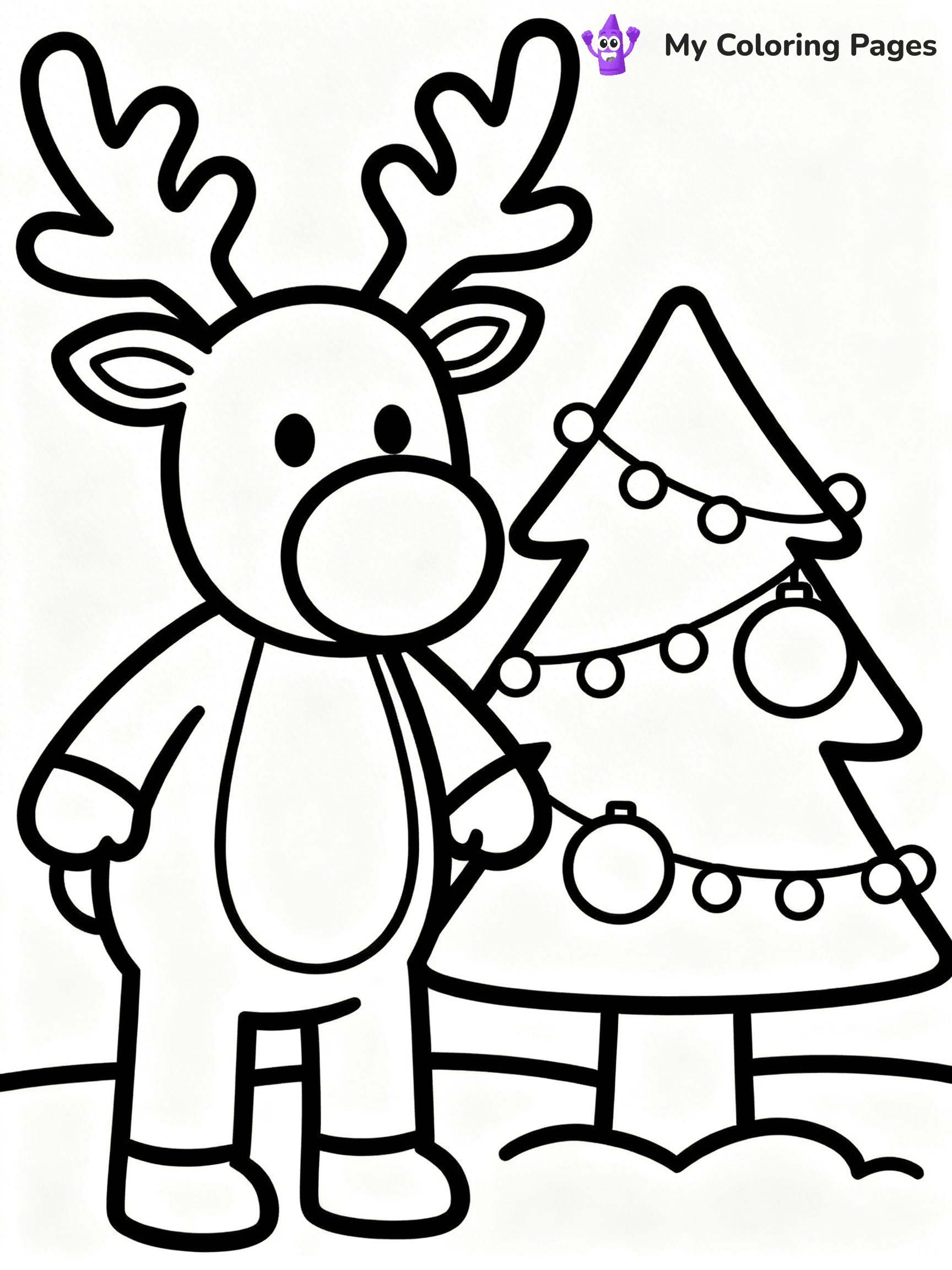 Christmas Lights Coloring Pages - 60