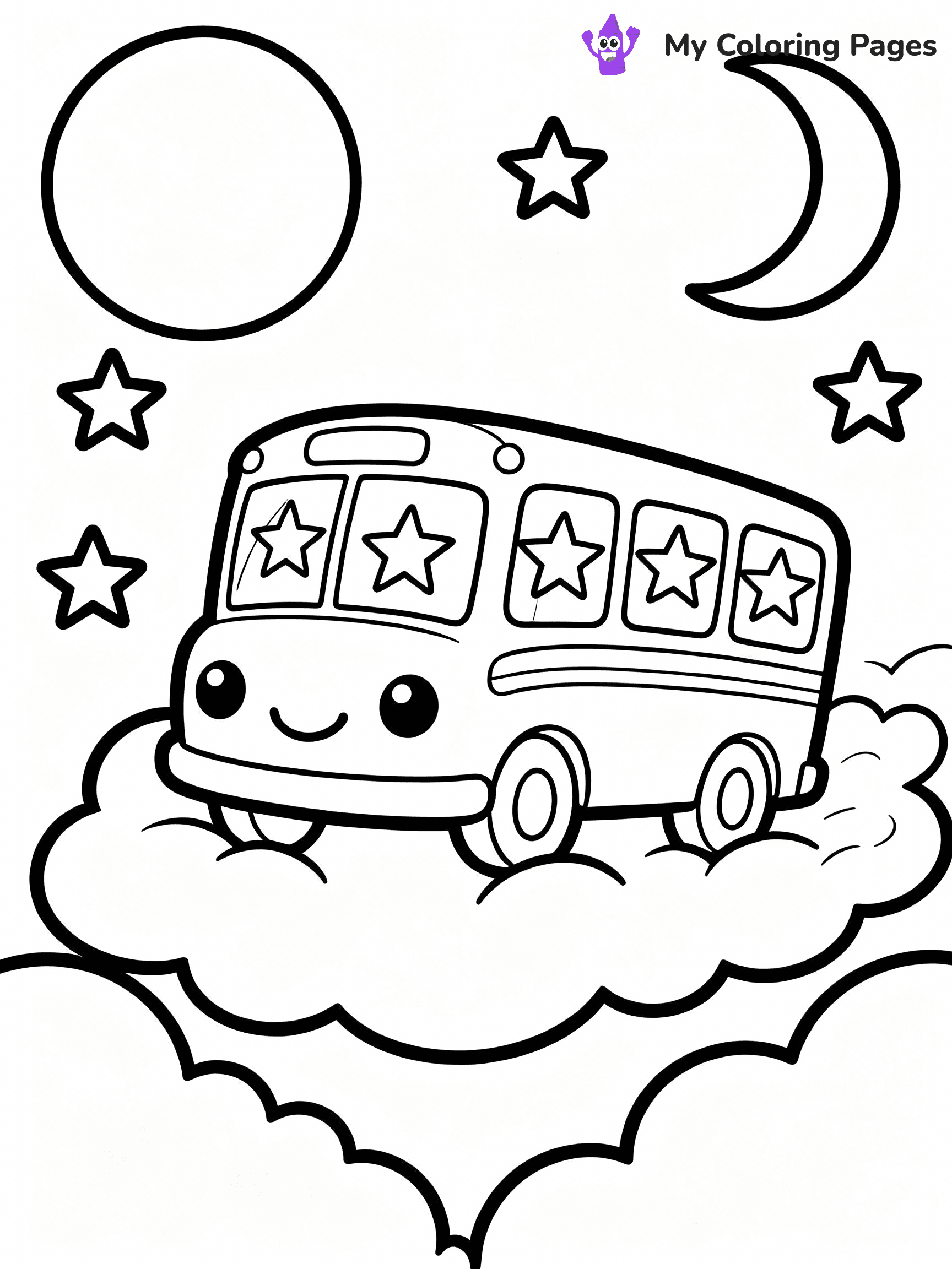 Bus Coloring Pages - 20