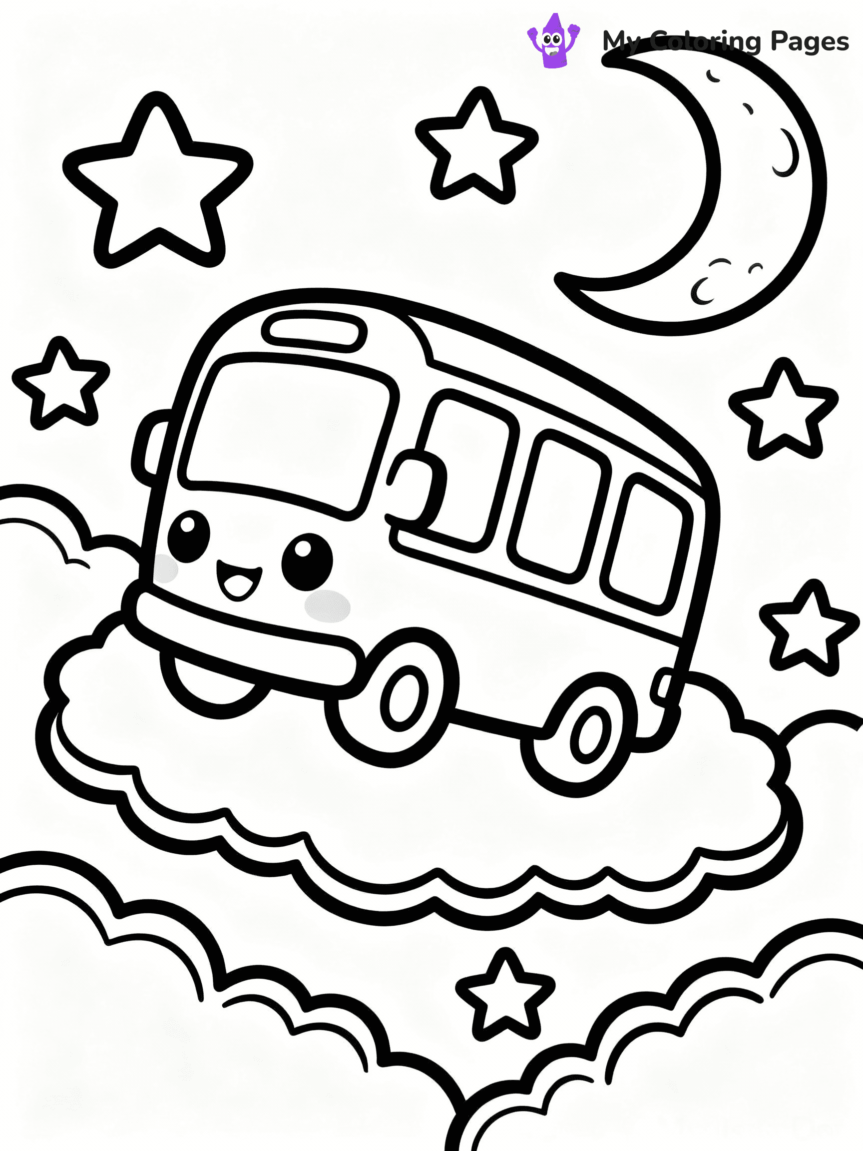 Bus Coloring Pages - 15