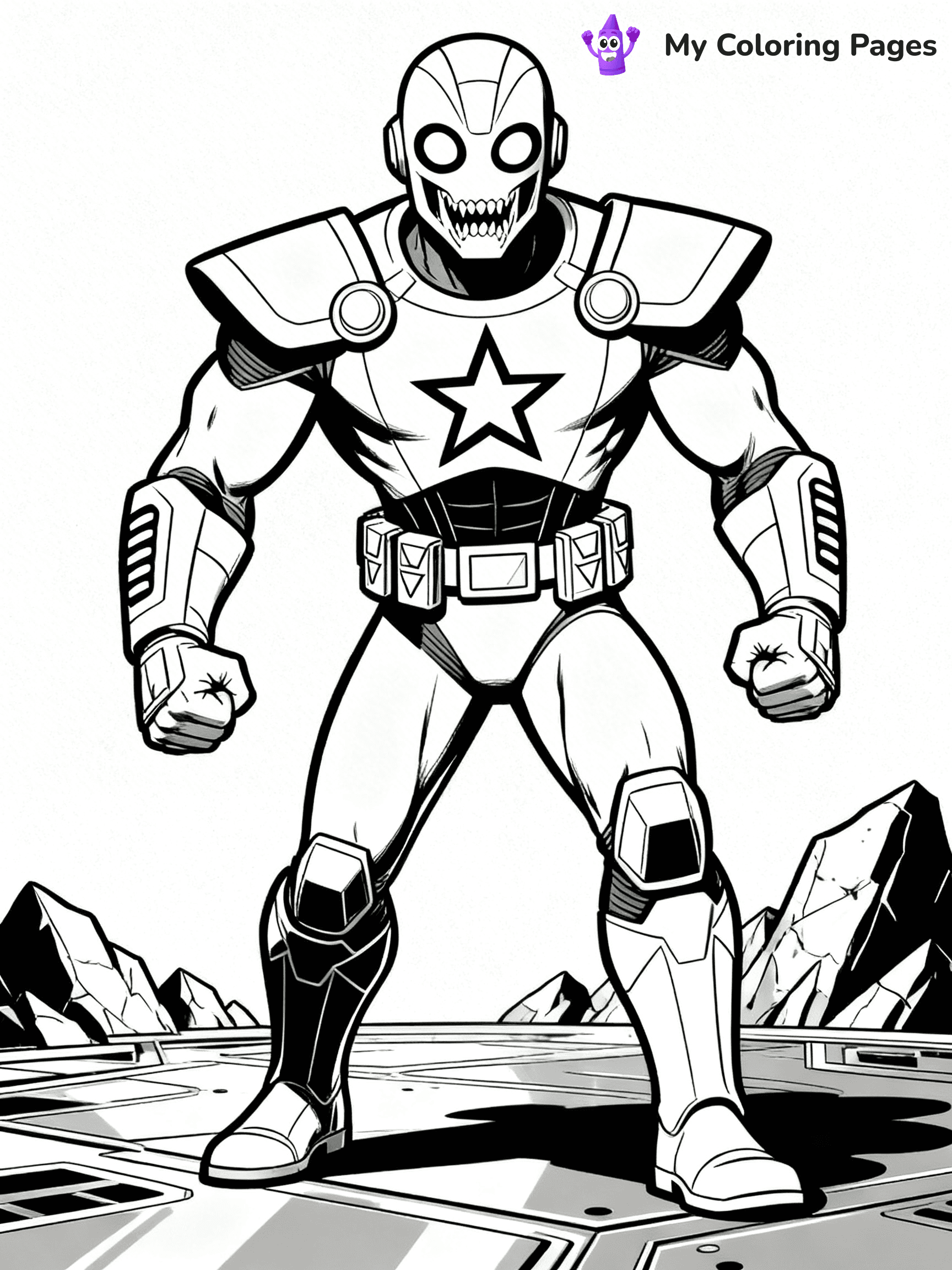 Captain Marvel Coloring Pages - 18