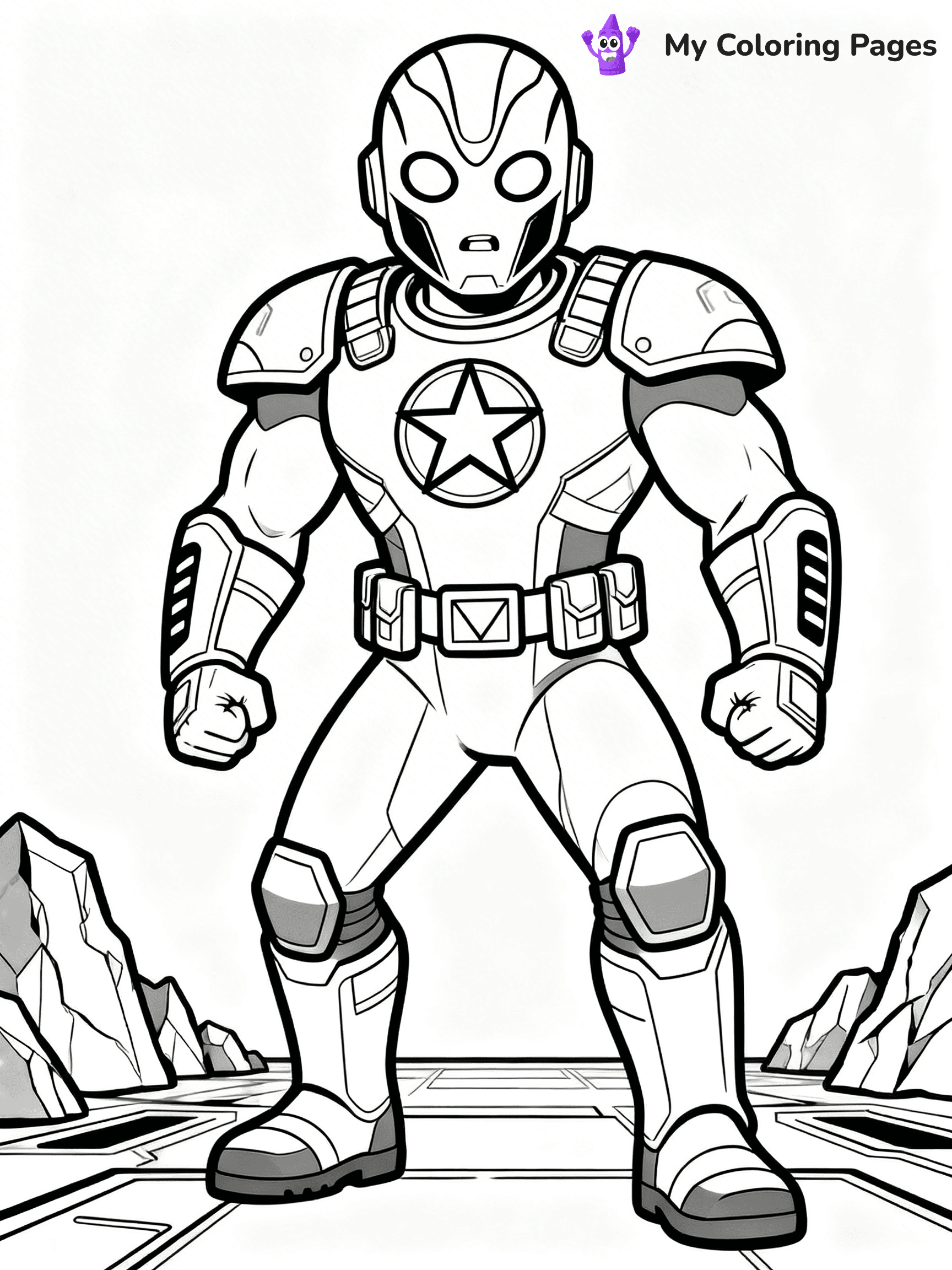 Captain Marvel Coloring Pages - 17