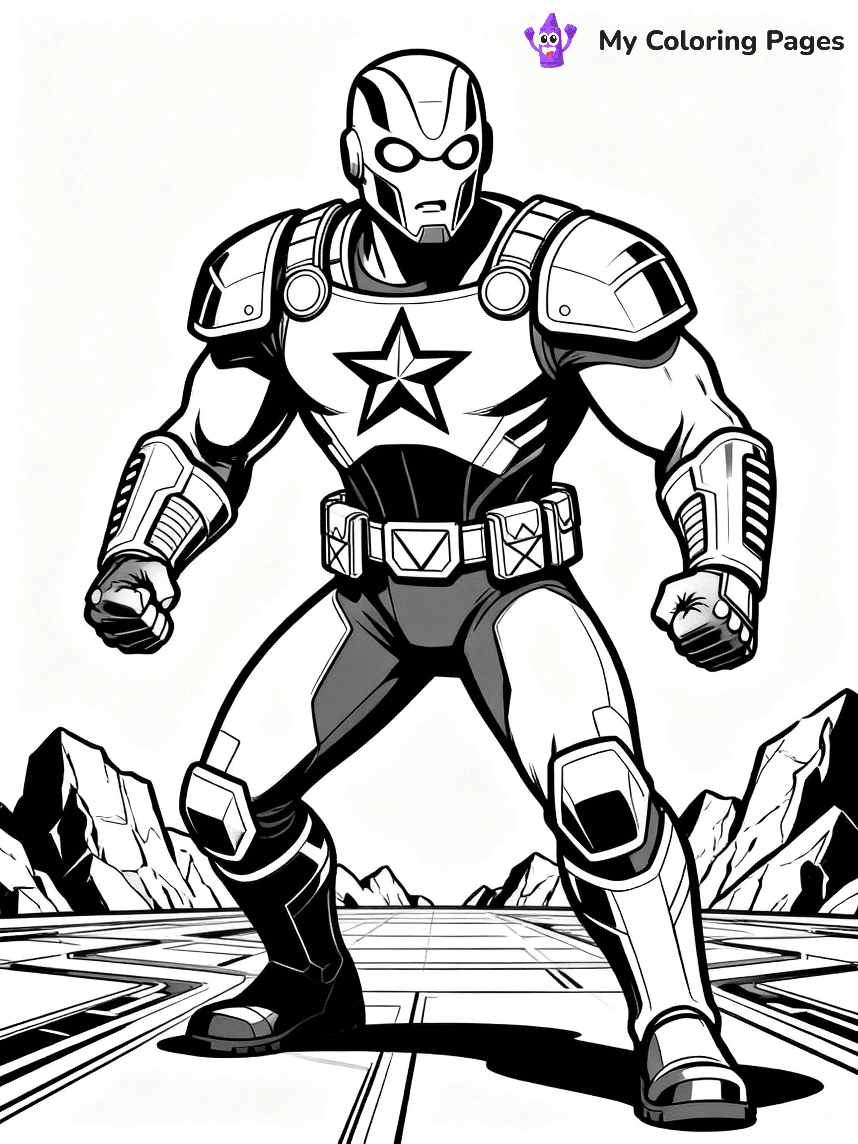 Captain Marvel Coloring Pages - 16