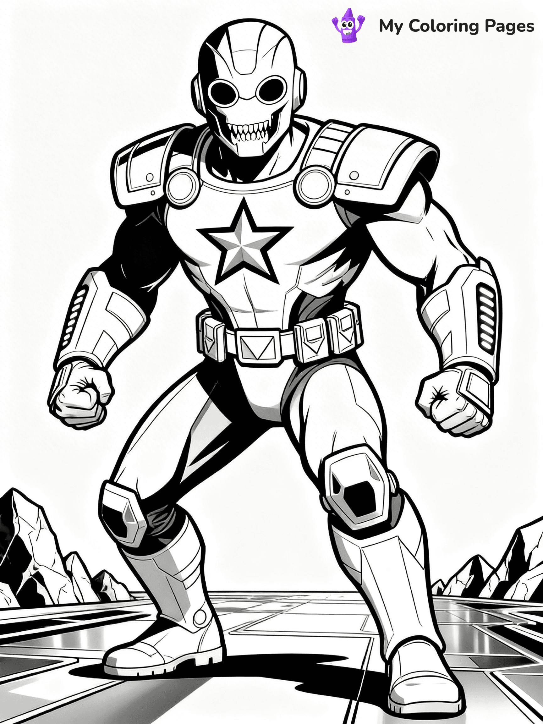 Captain Marvel Coloring Pages - 14
