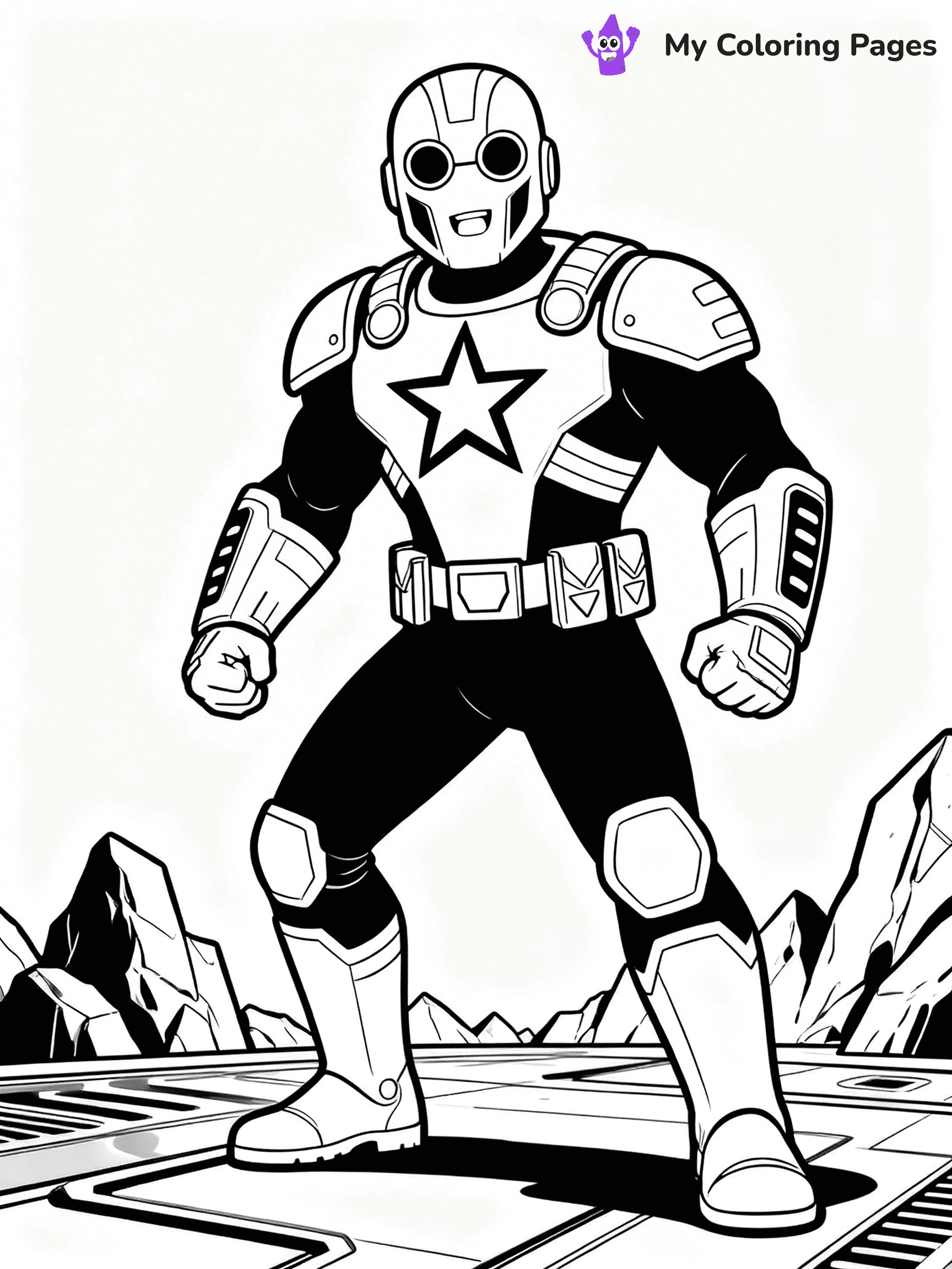 Captain Marvel Coloring Pages - 13