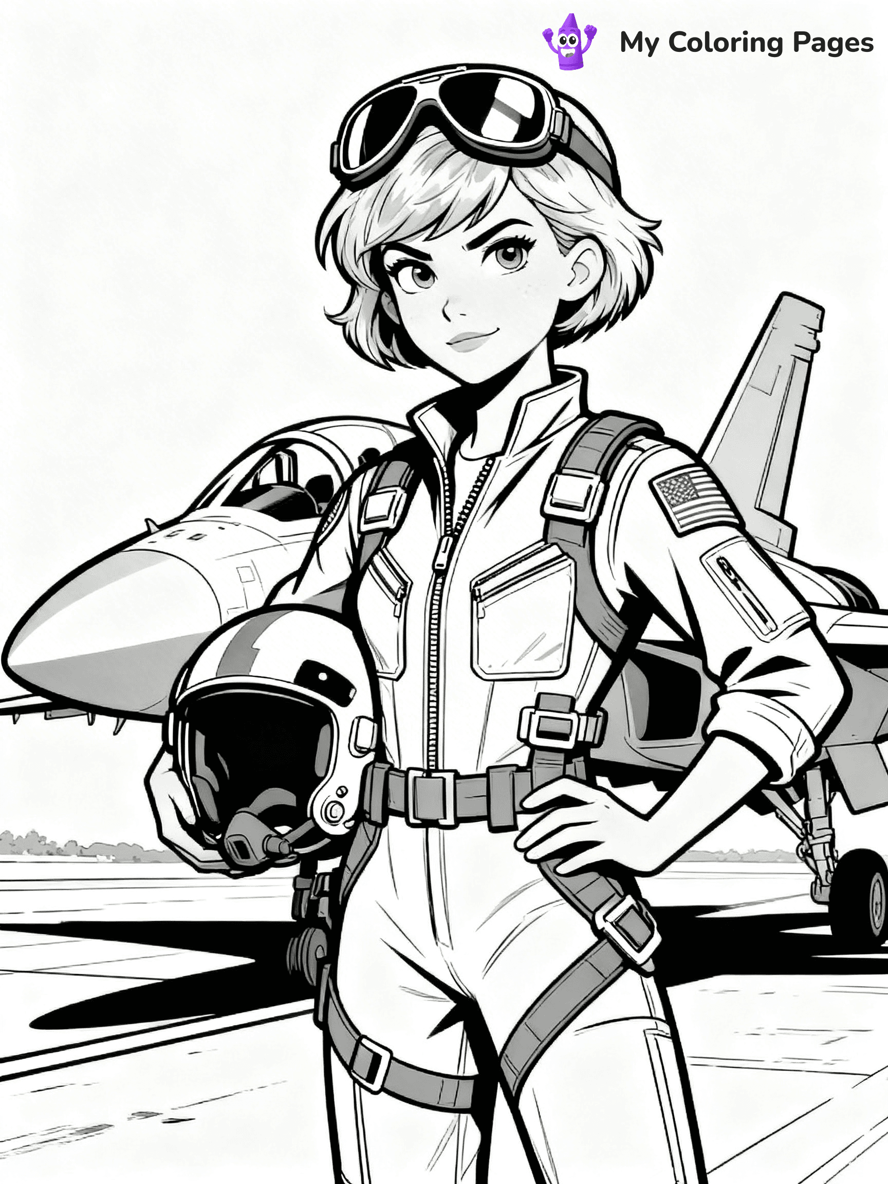 Captain Marvel Coloring Pages - 8