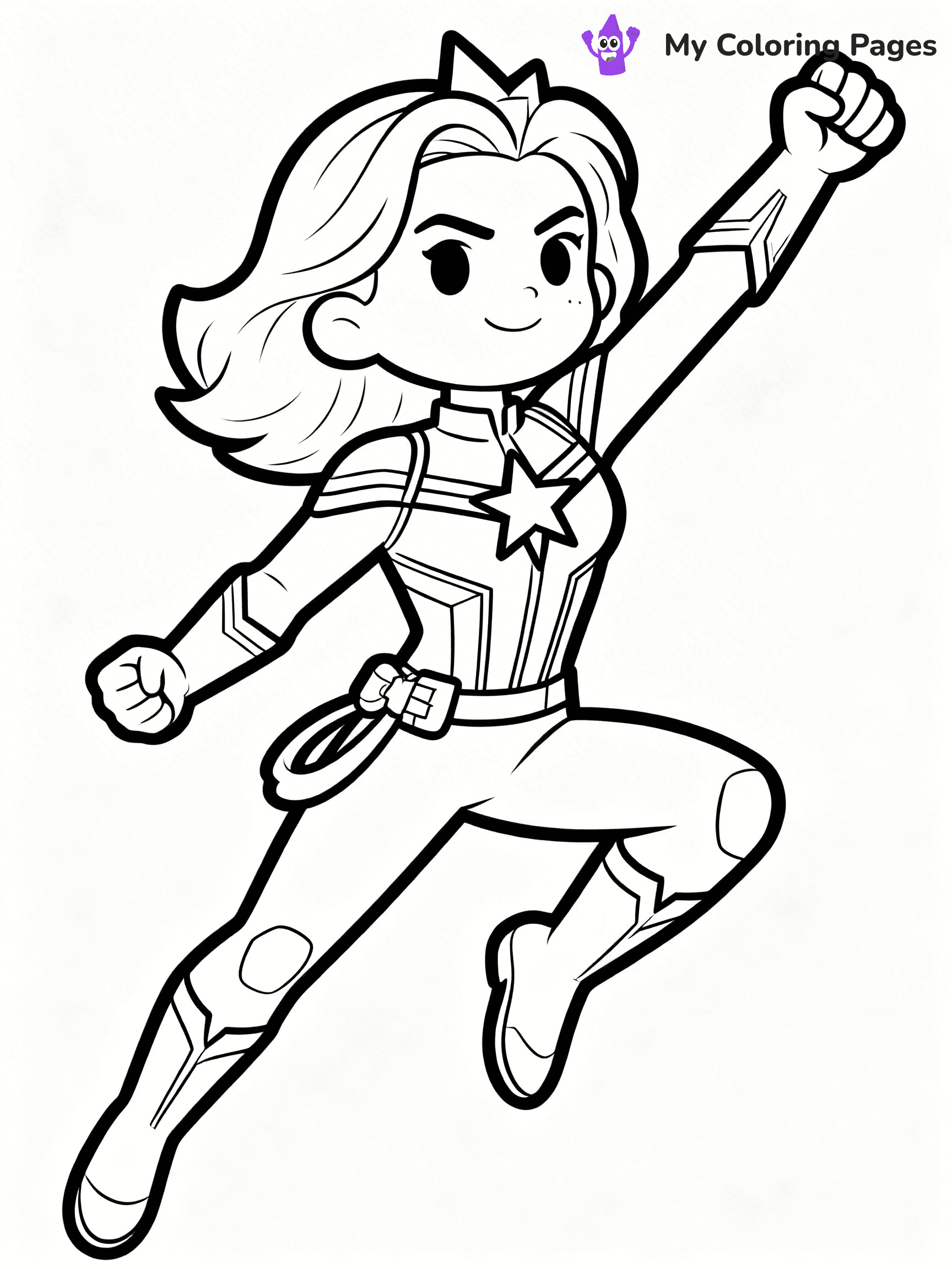 Captain Marvel Coloring Pages - 5