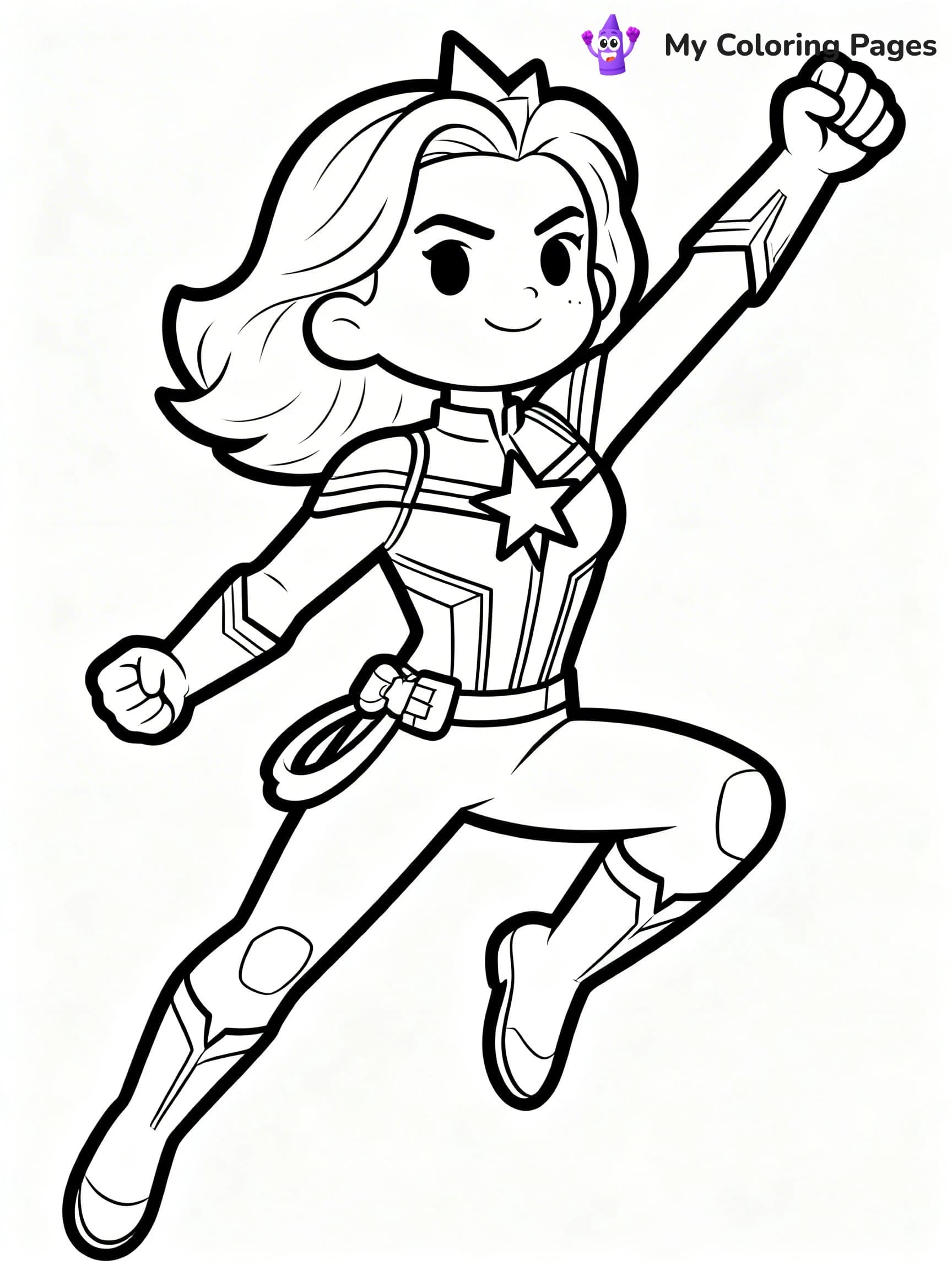 Captain Marvel Coloring Pages - 5