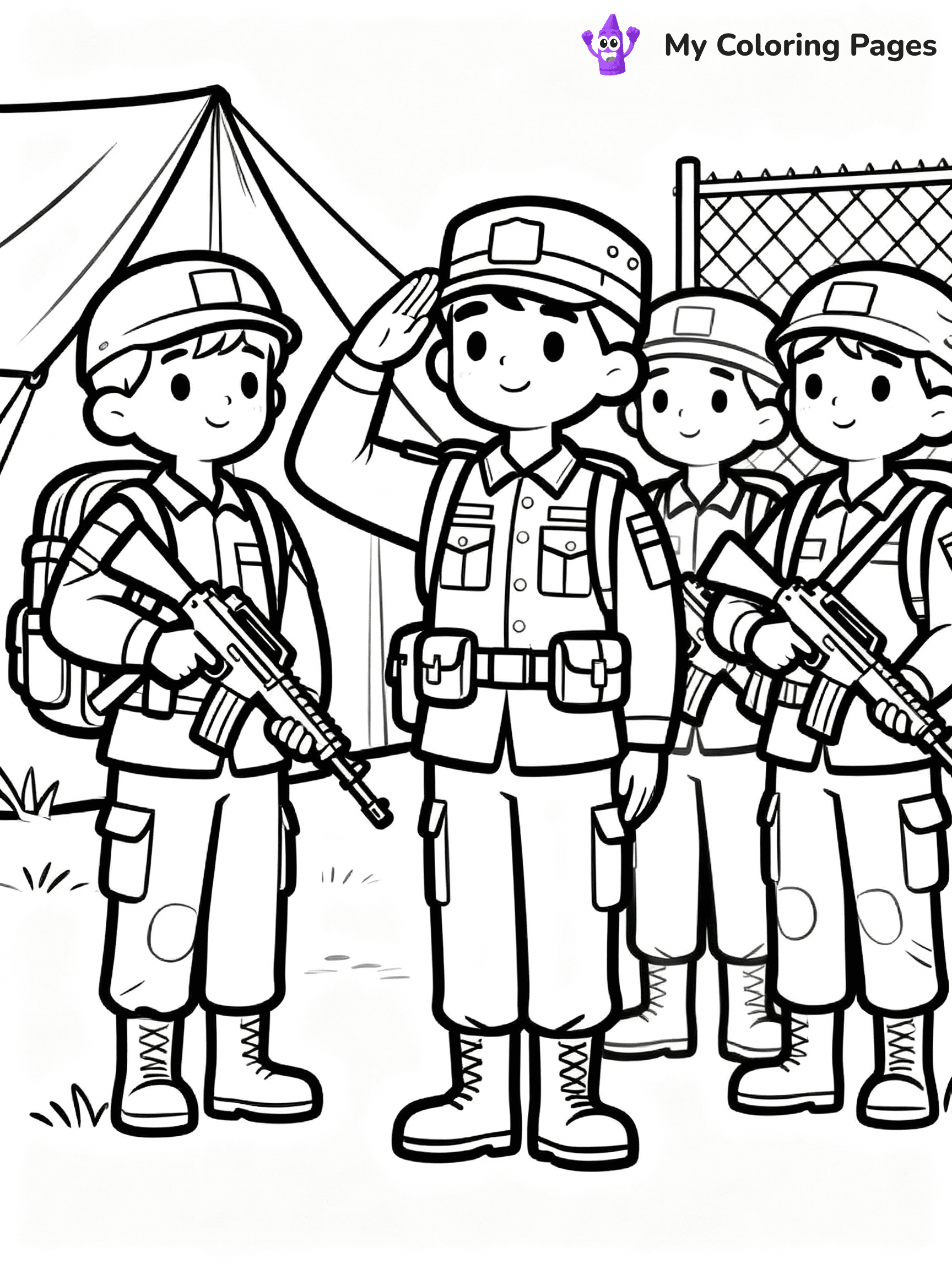 Army Coloring Pages - 18