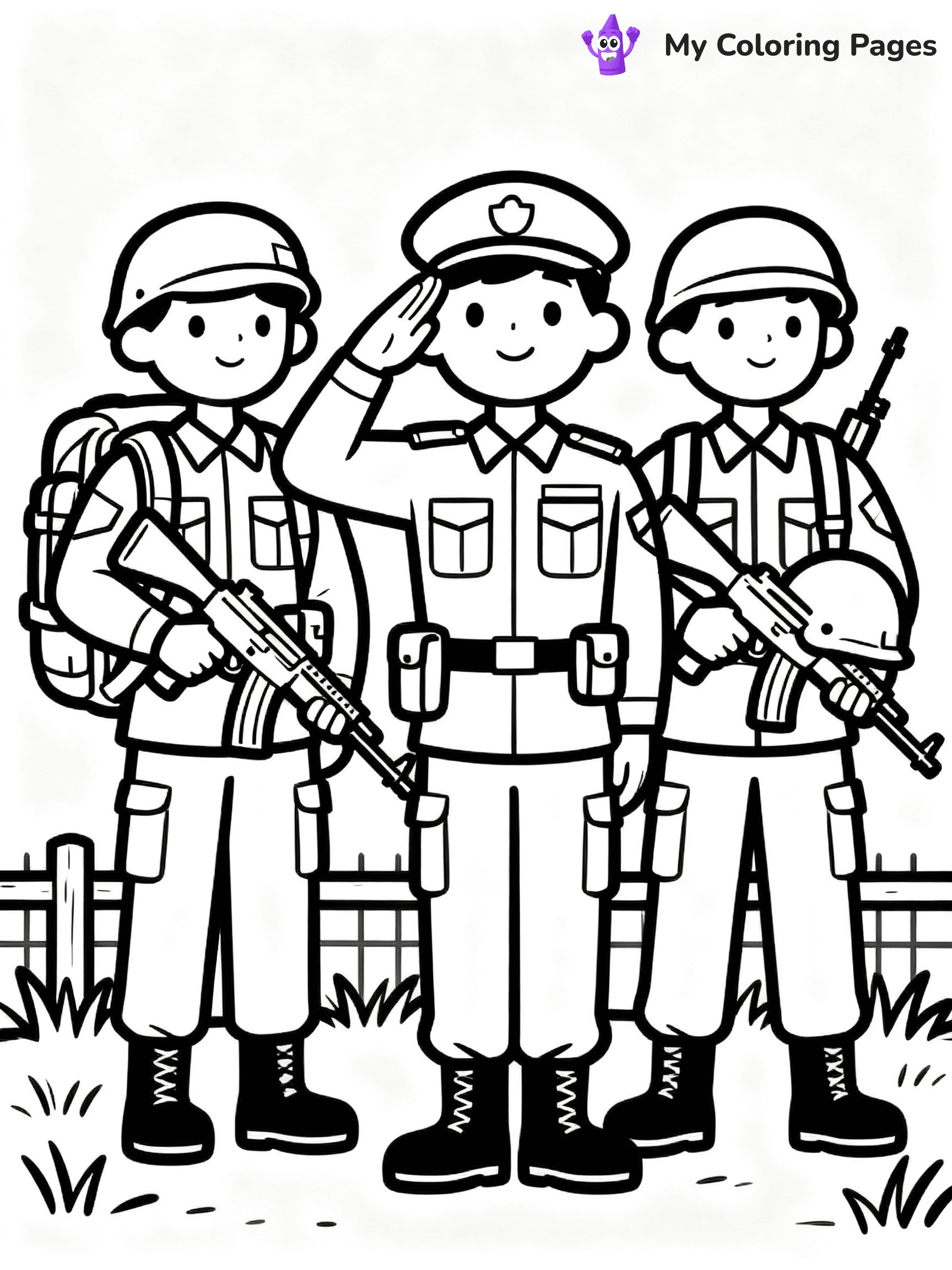 Army Coloring Pages - 17