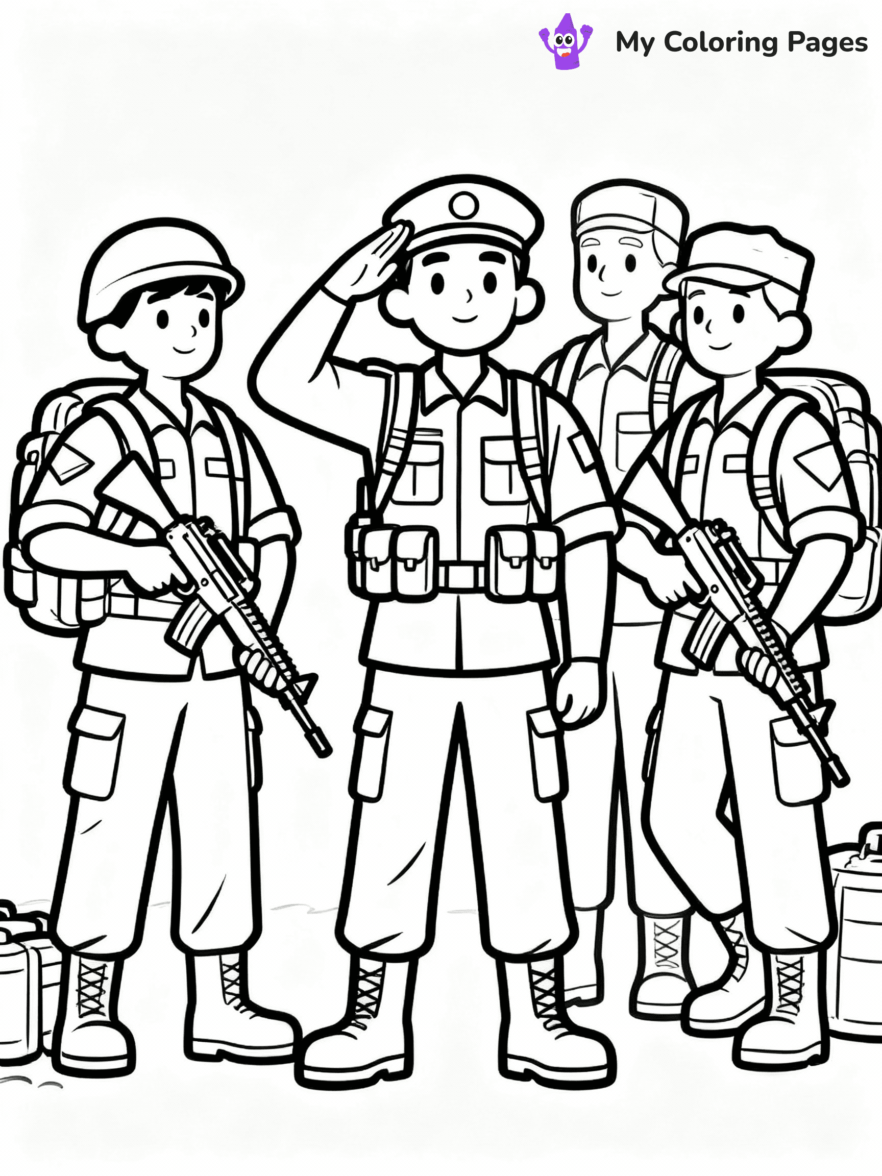 Army Coloring Pages - 16