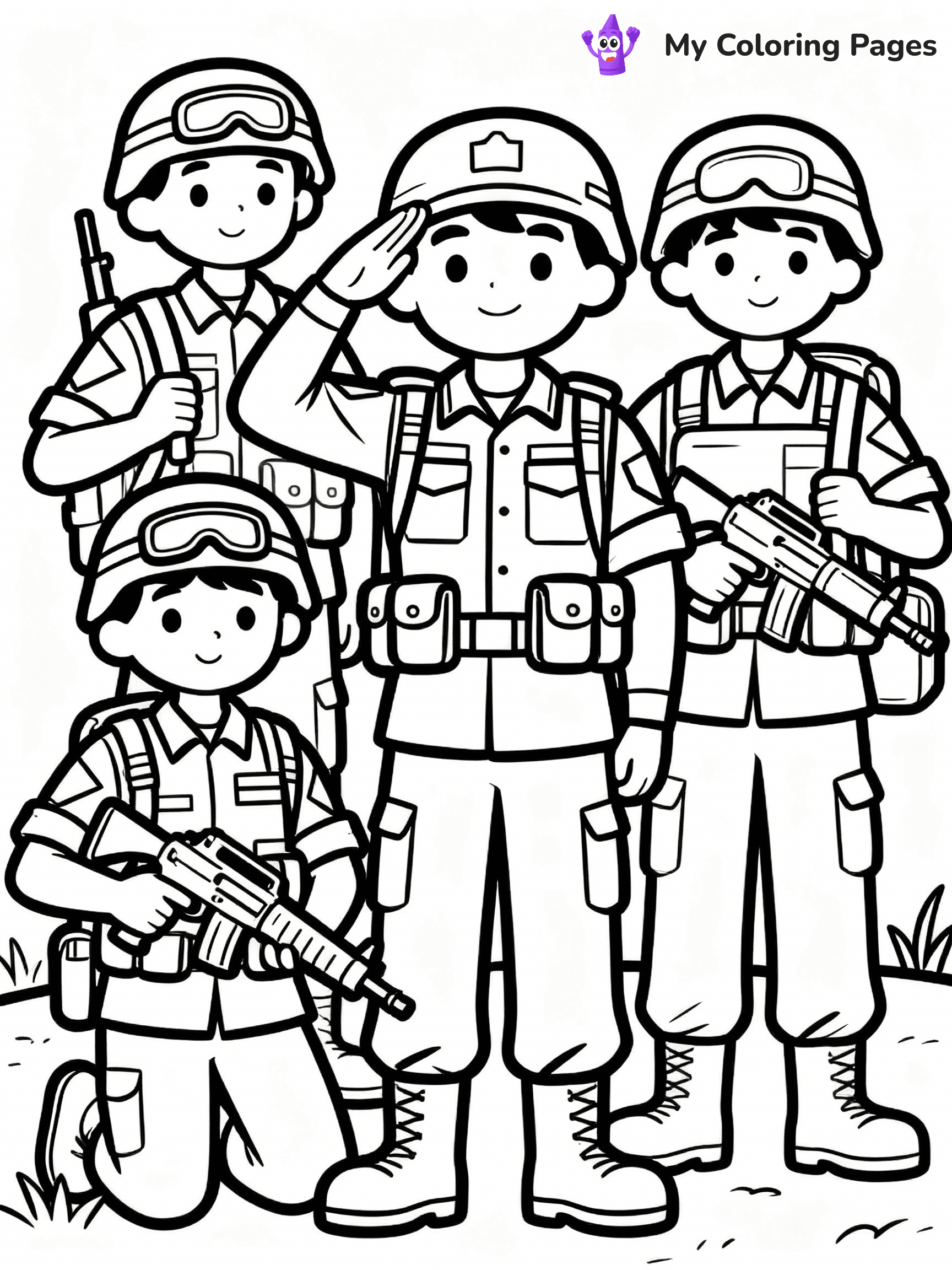 Army Coloring Pages - 15