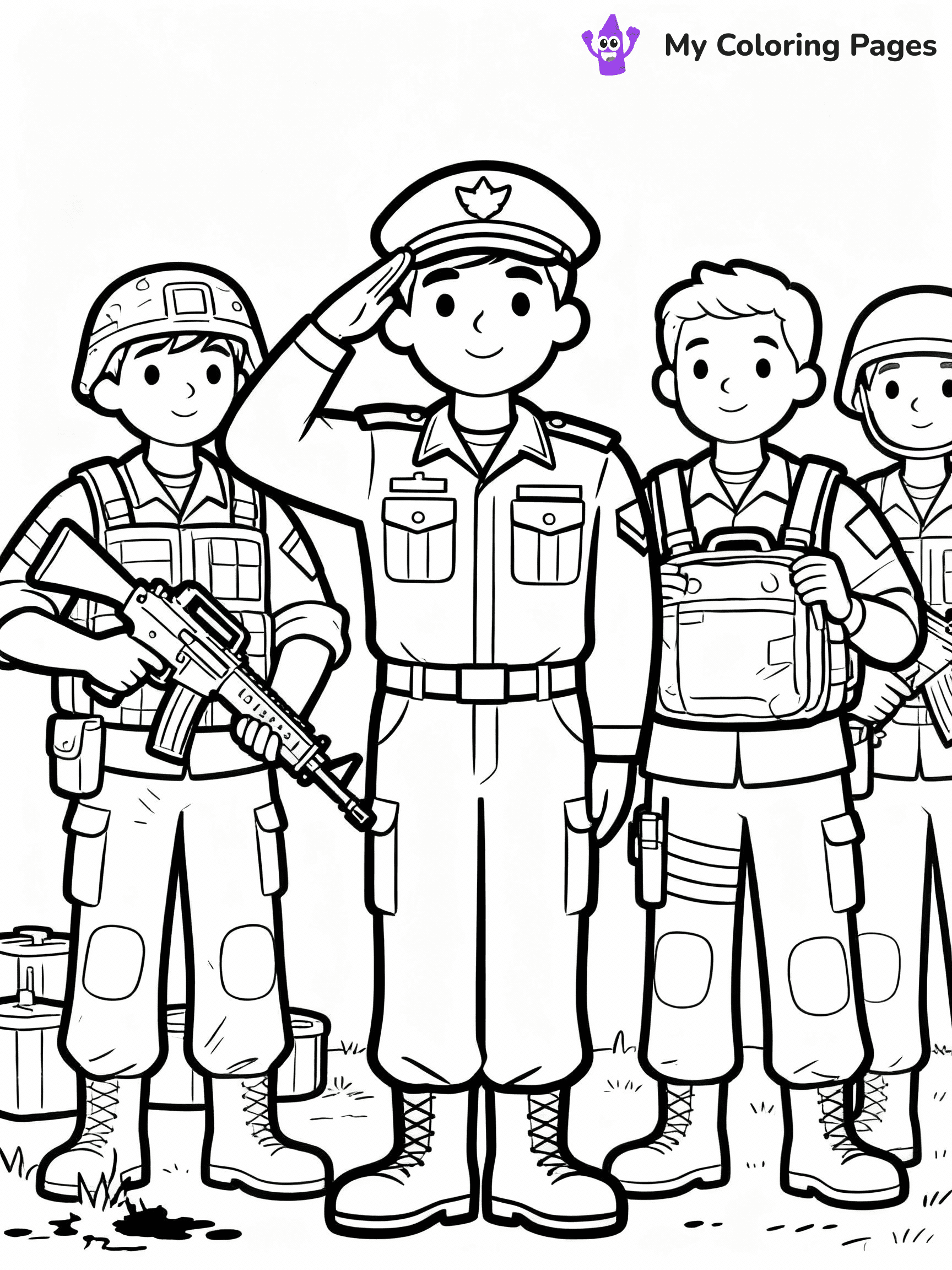Army Coloring Pages - 14