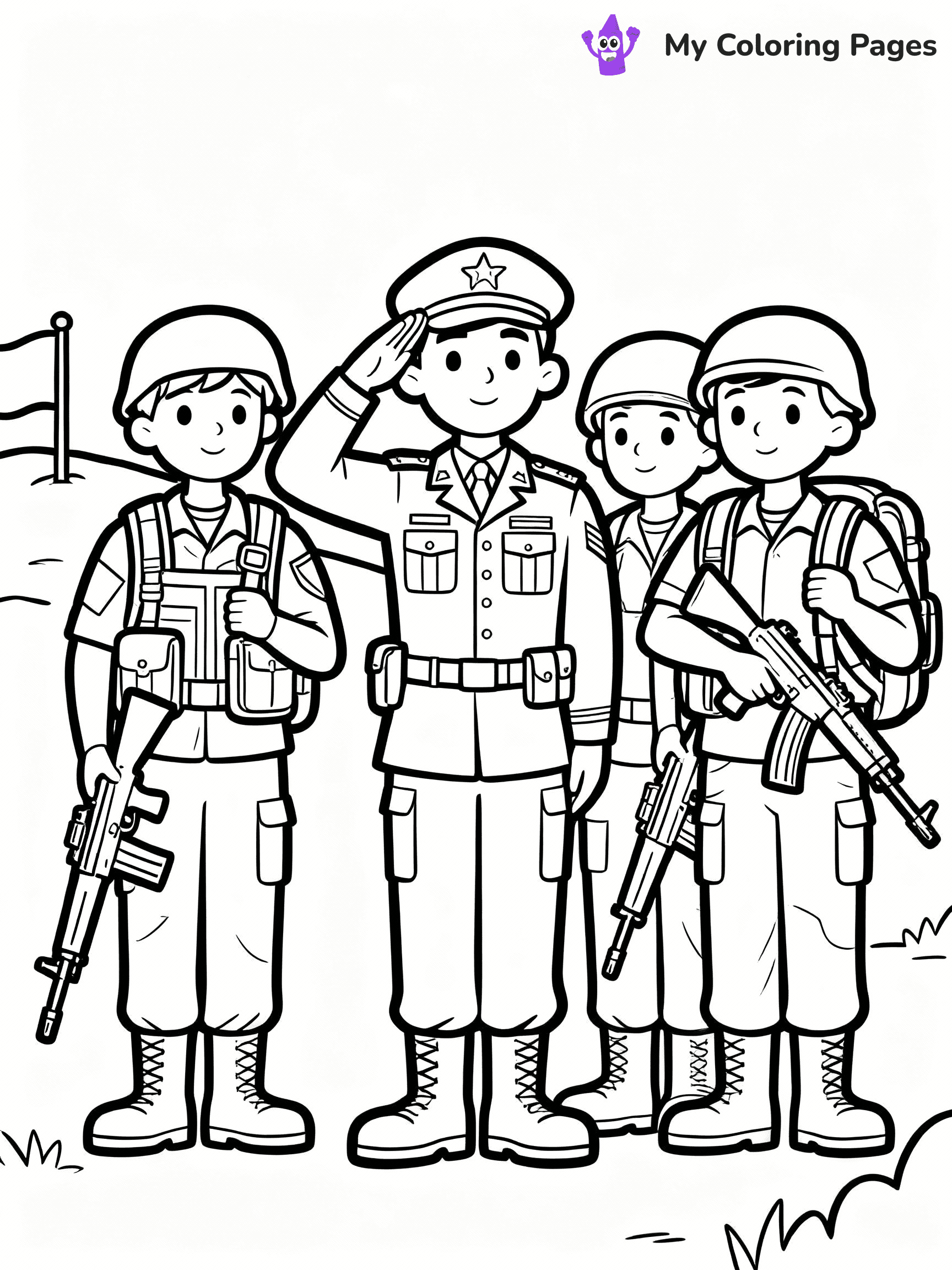 Army Coloring Pages - 13