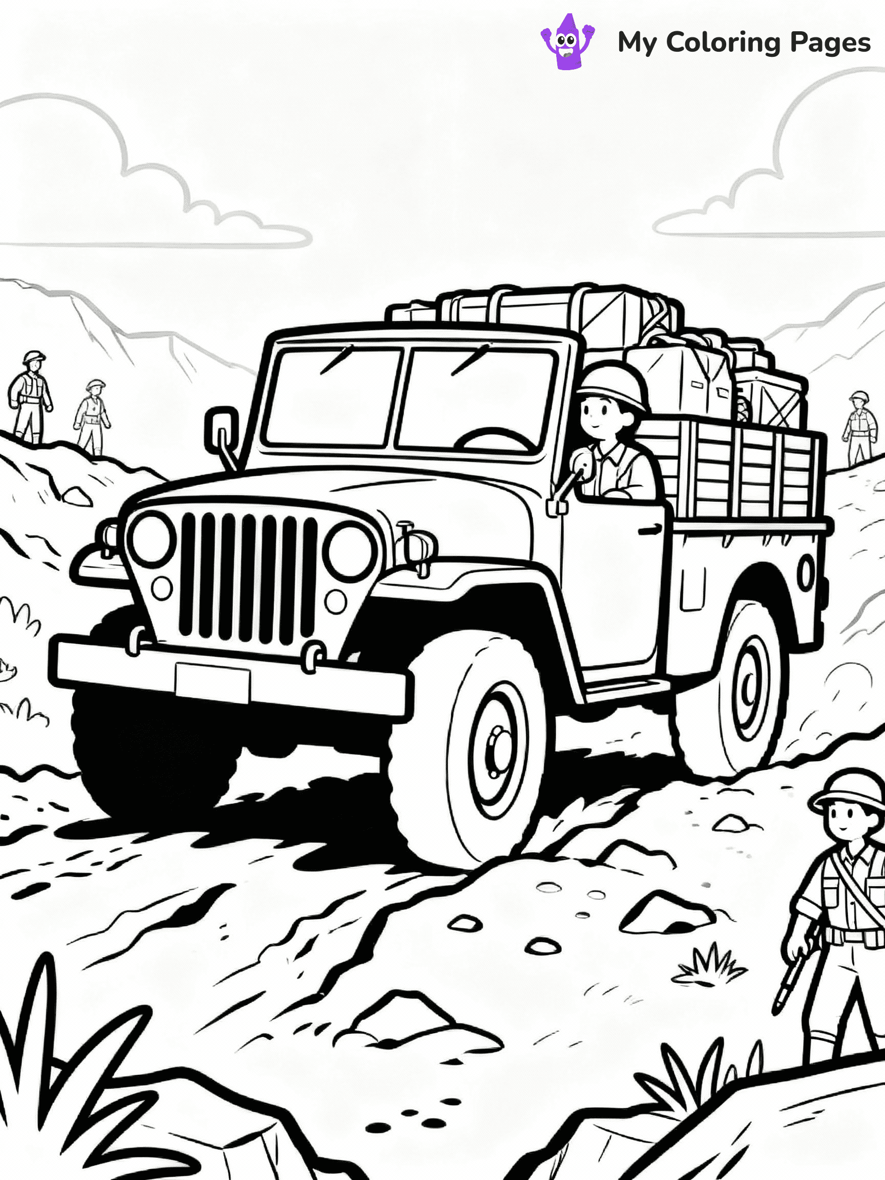 Army Coloring Pages - 12