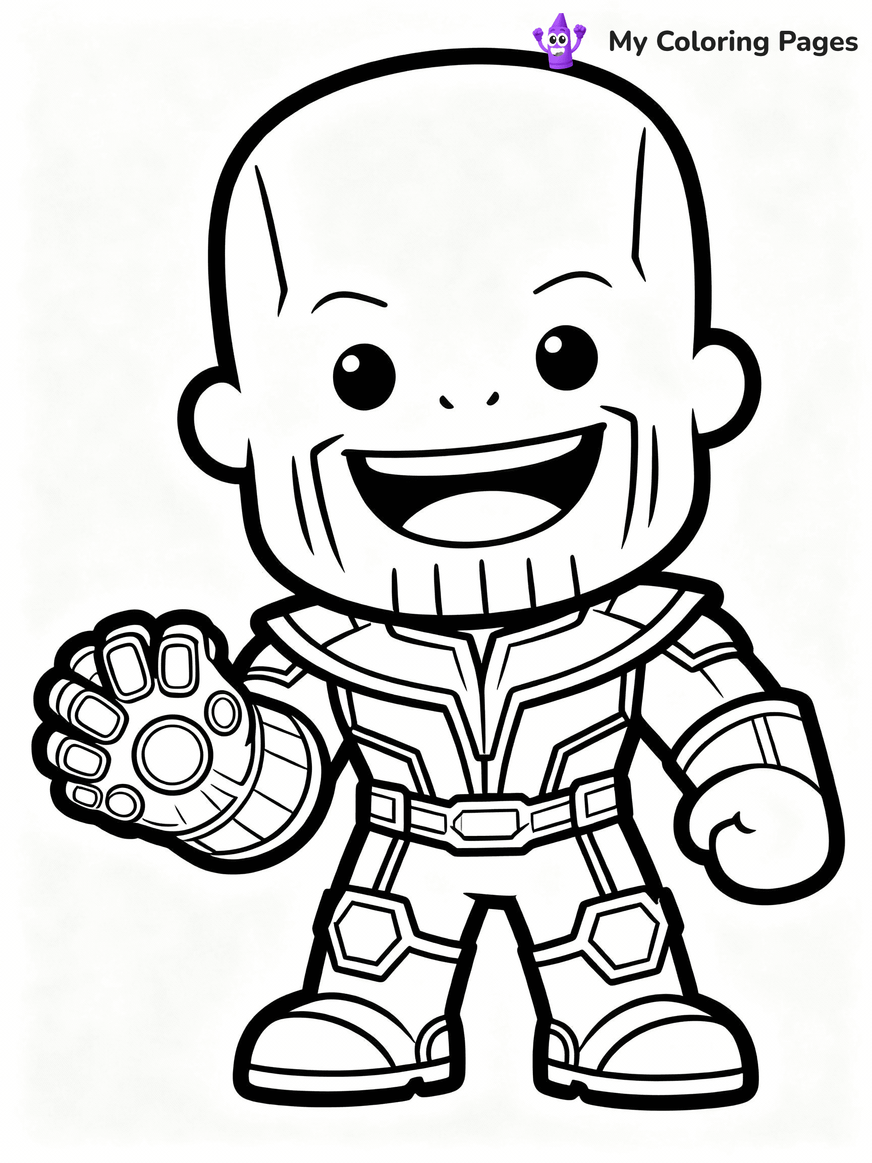 Thanos Coloring Pages - 26