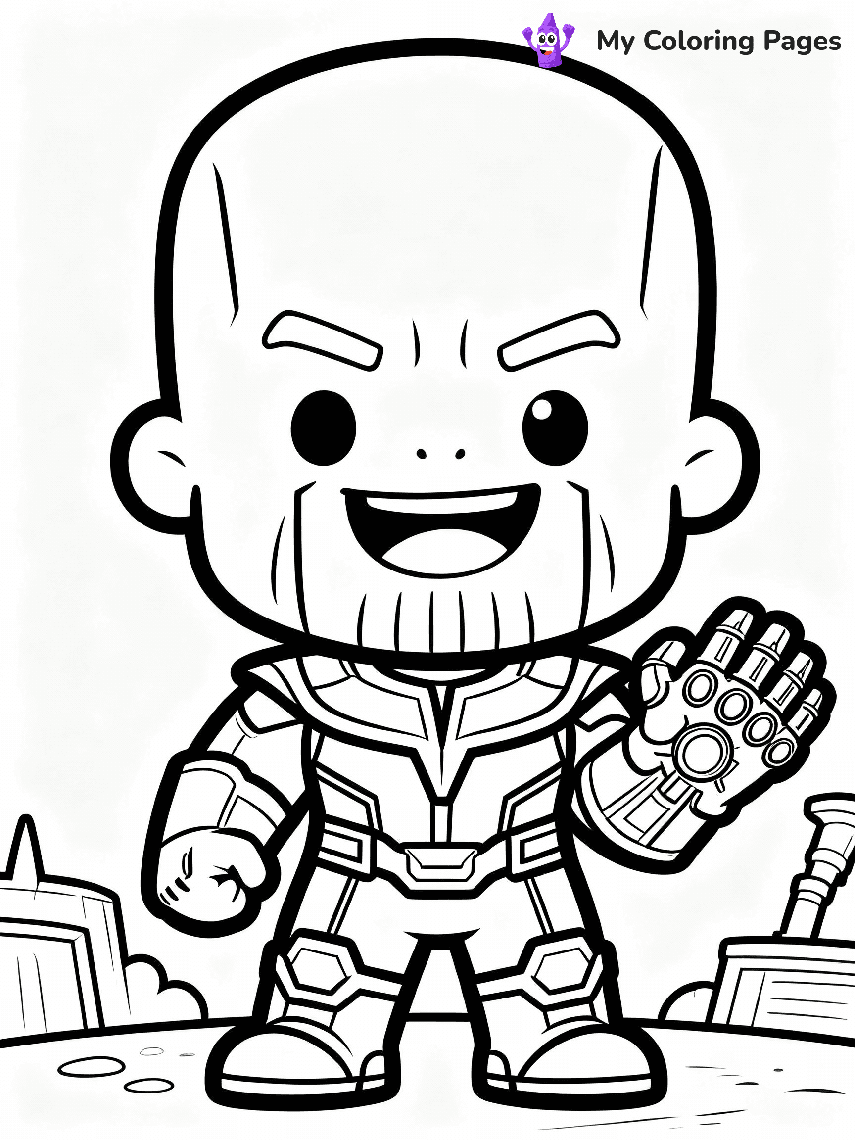 Thanos Coloring Pages - 25