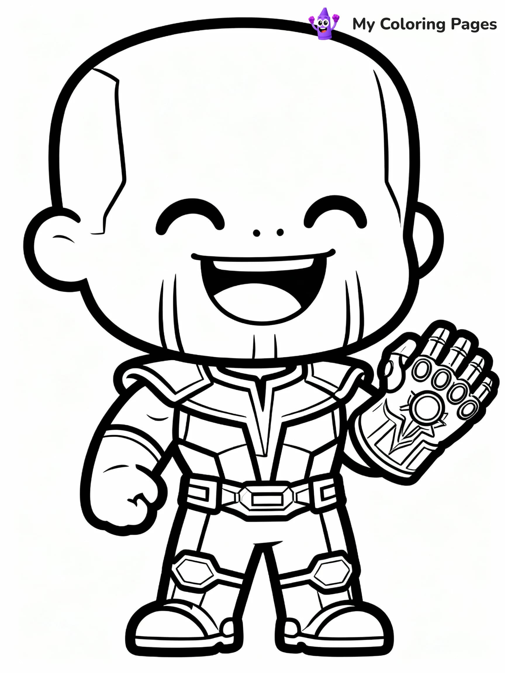 Thanos Coloring Pages - 24