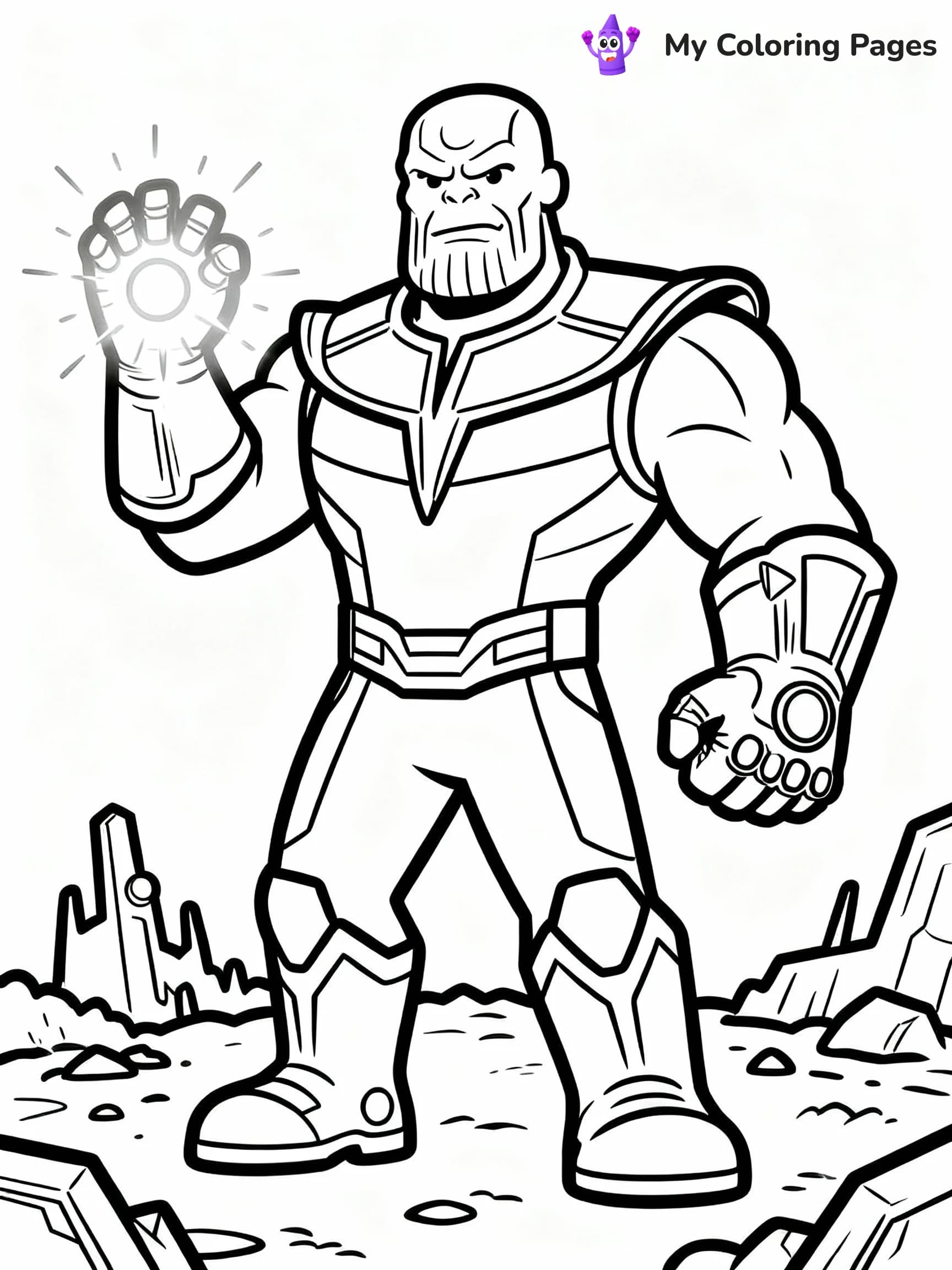 Thanos Coloring Pages - 18