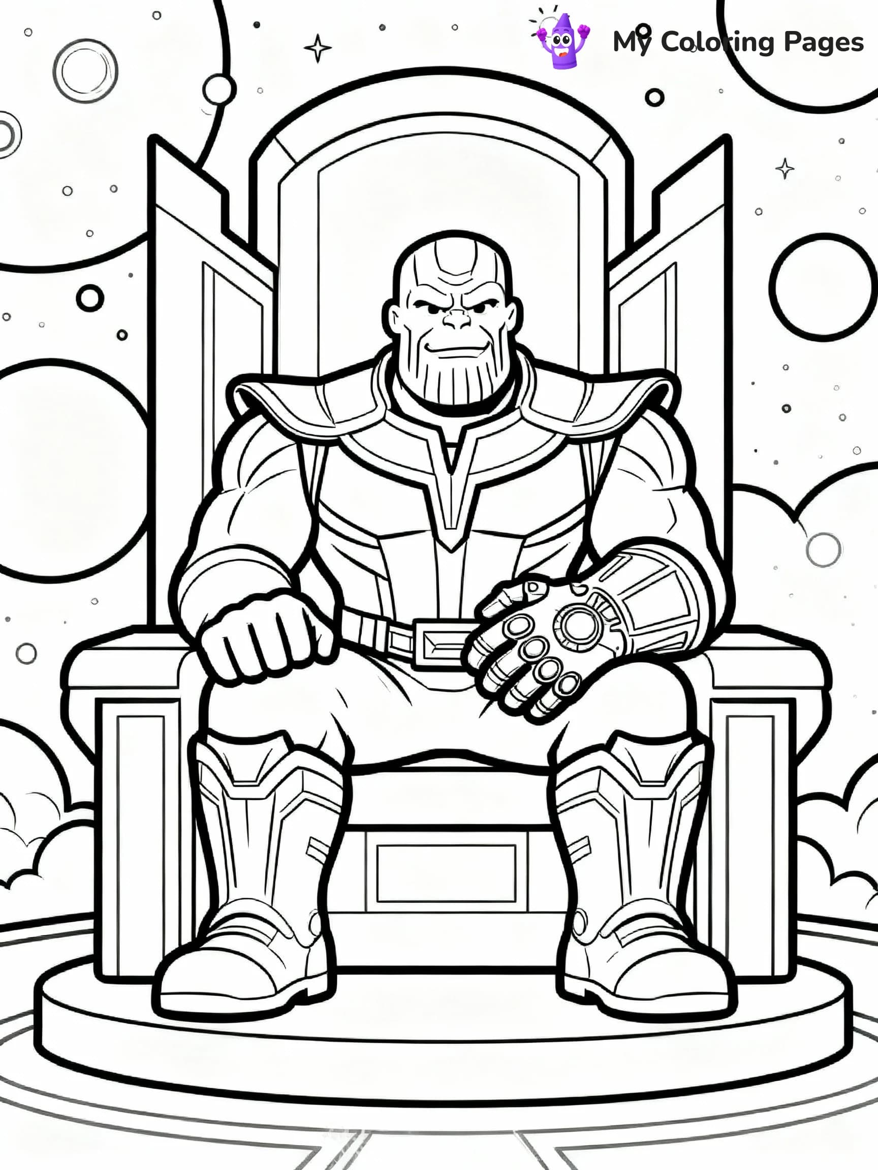 Thanos Coloring Pages - 6