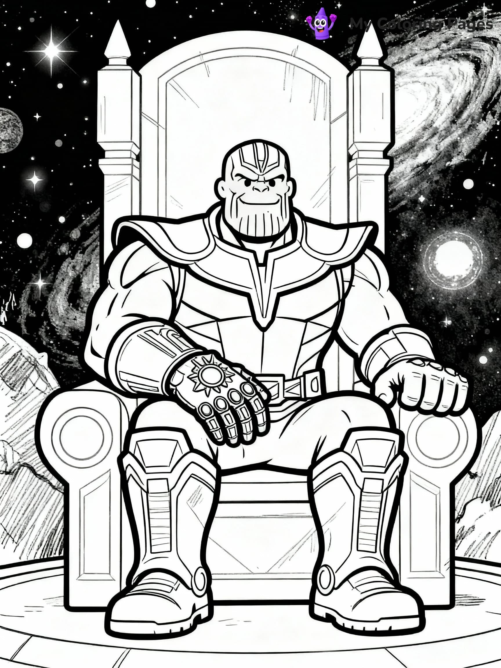 Thanos Coloring Pages - 5