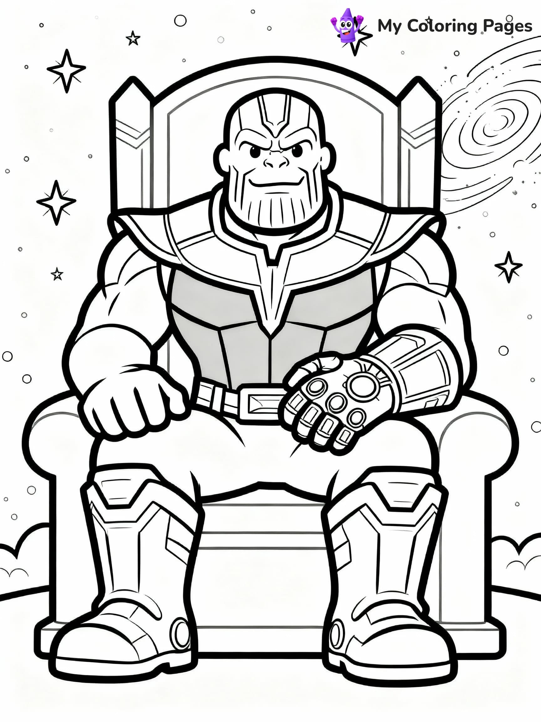Thanos Coloring Pages - 4