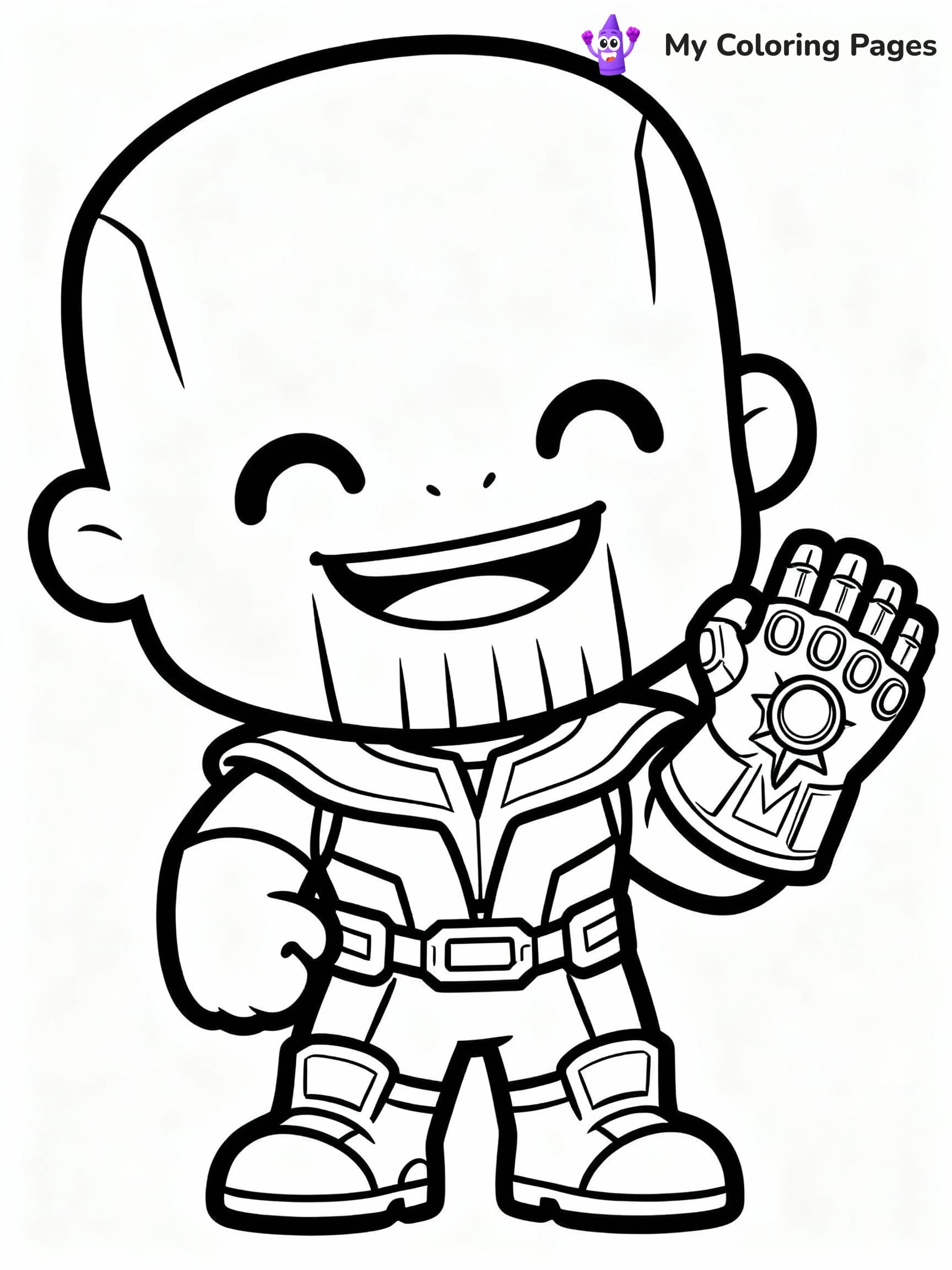 Thanos Coloring Pages - 3