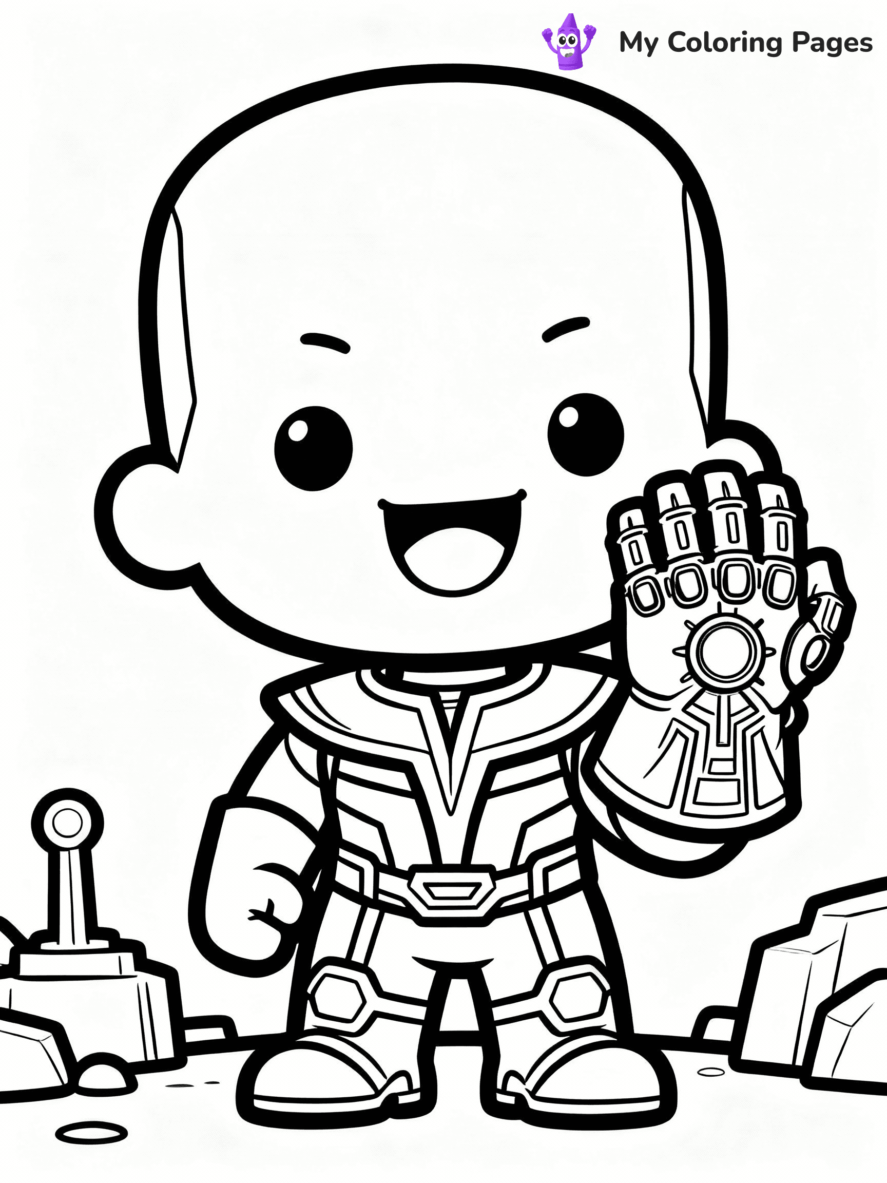 Thanos Coloring Pages - 2