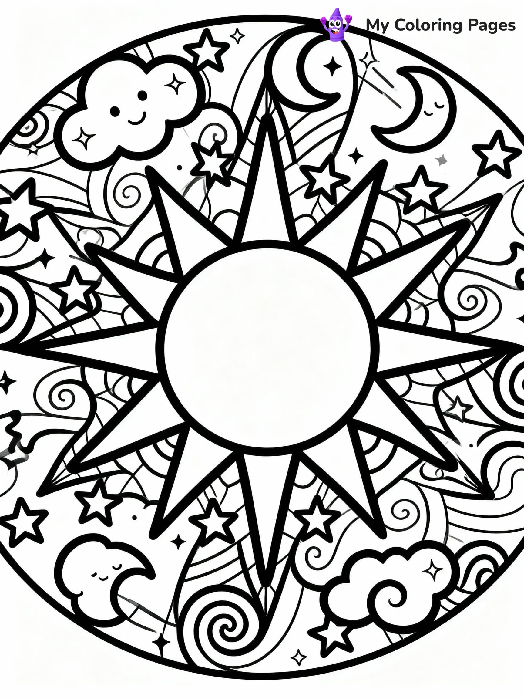 Zentangle Coloring Pages - 14