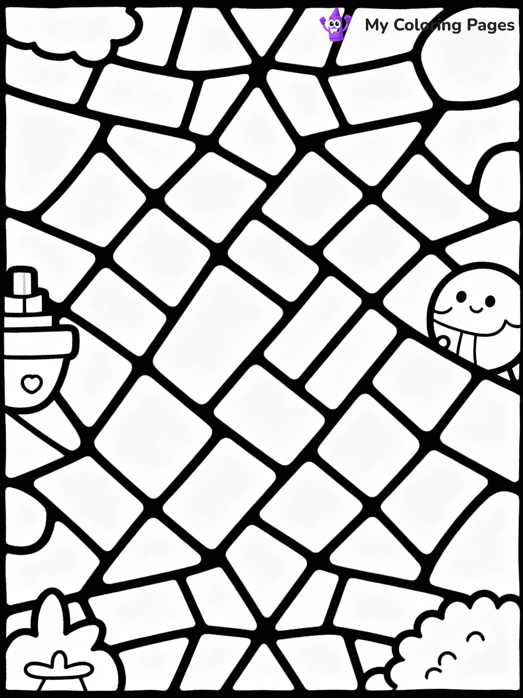 Zentangle Coloring Pages - 5