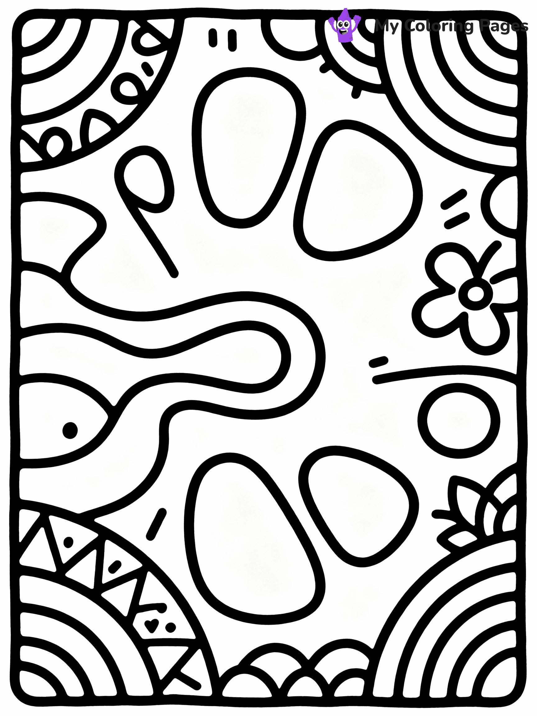 Zentangle Coloring Pages - 4