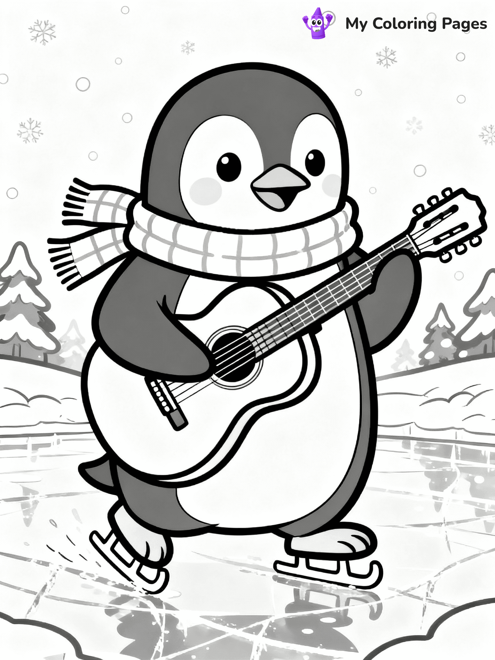 Guitar Coloring Pages - 24