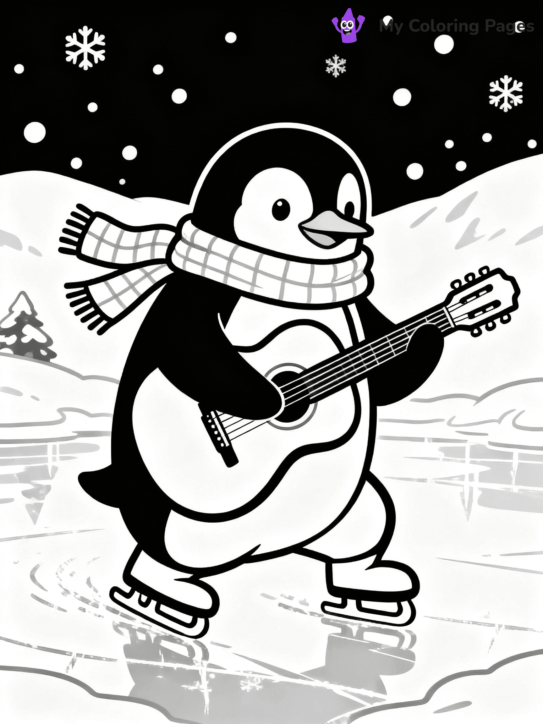 Guitar Coloring Pages - 22