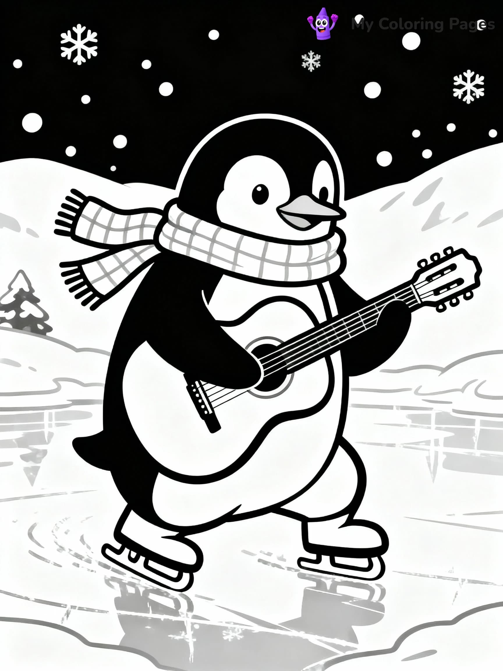 Guitar Coloring Pages - 22
