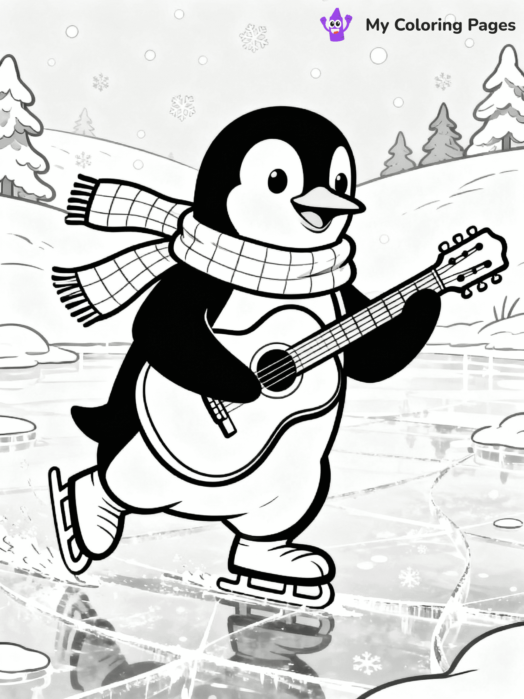 Guitar Coloring Pages - 21