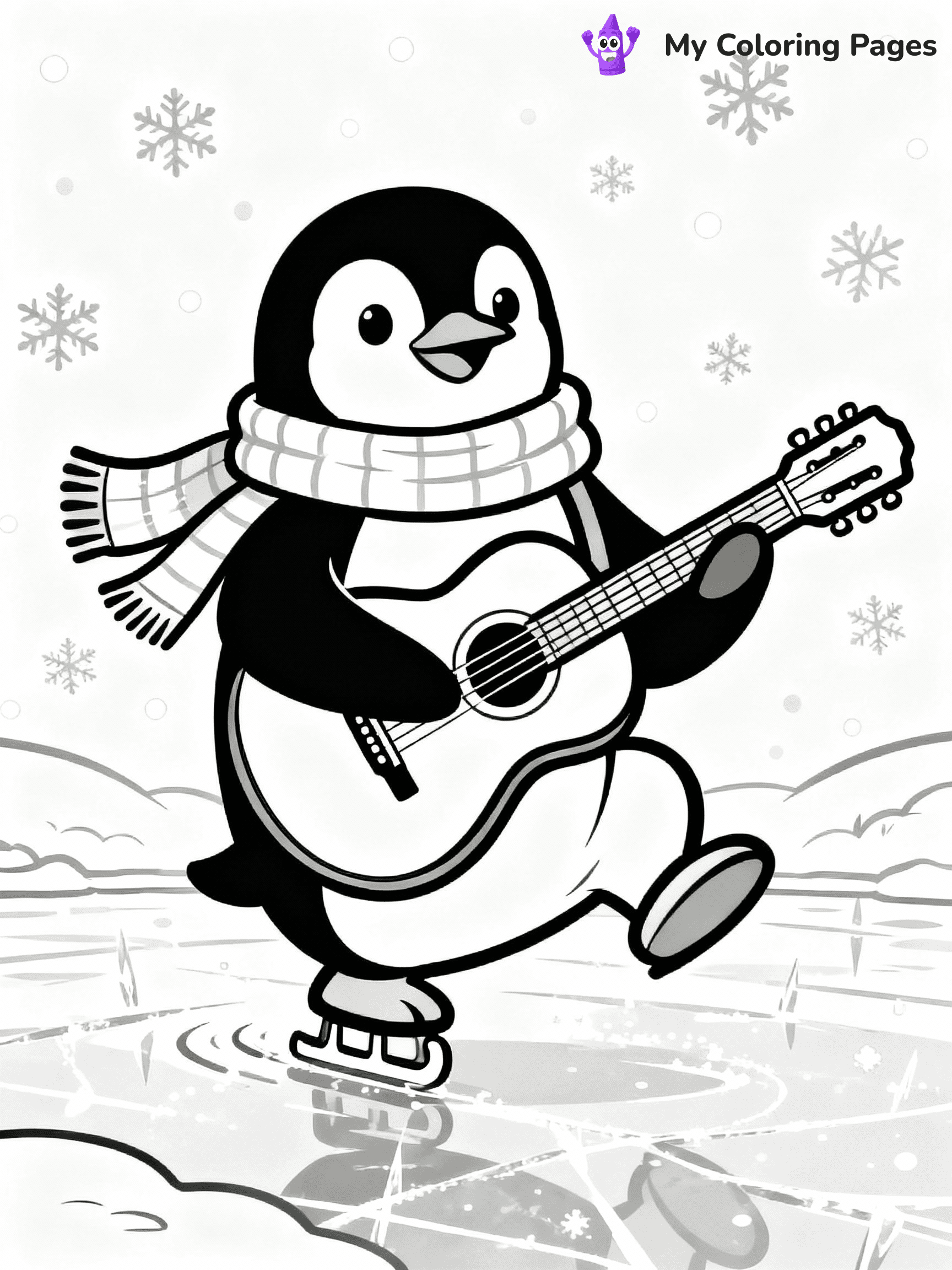 Guitar Coloring Pages - 20