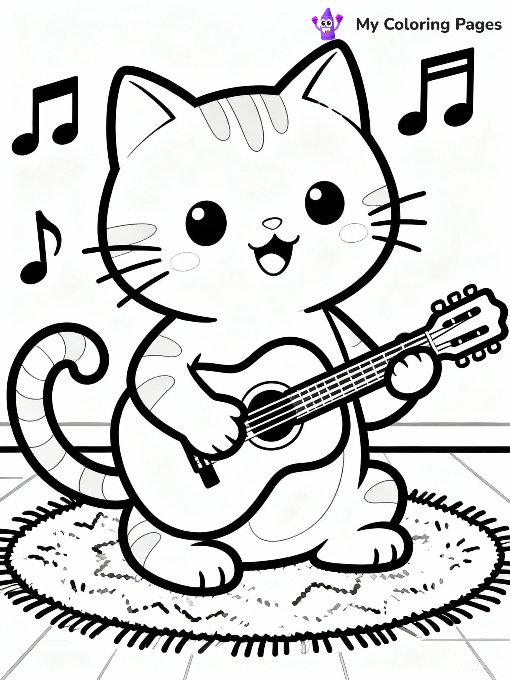 Guitar Coloring Pages - 18