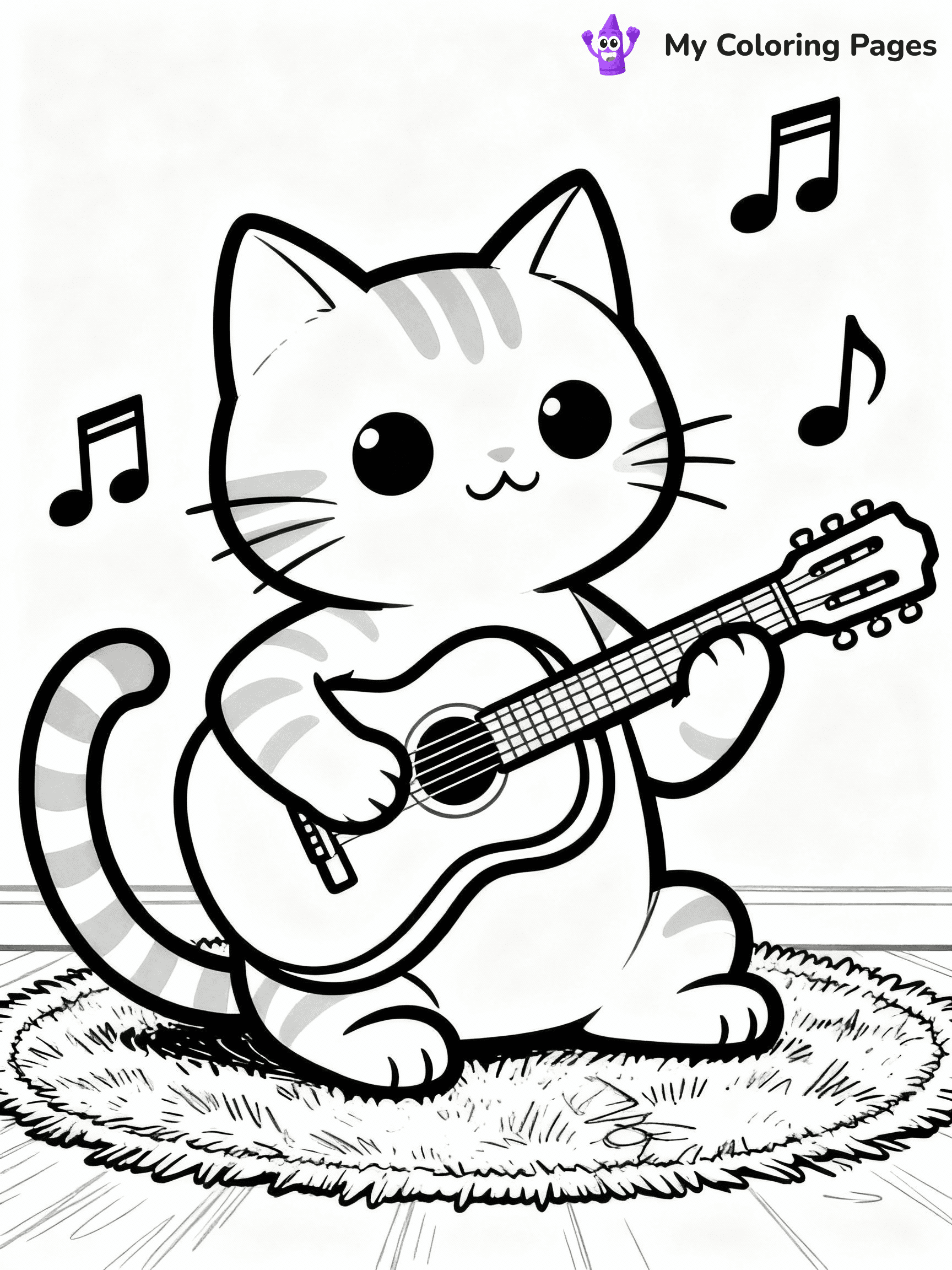 Guitar Coloring Pages - 15