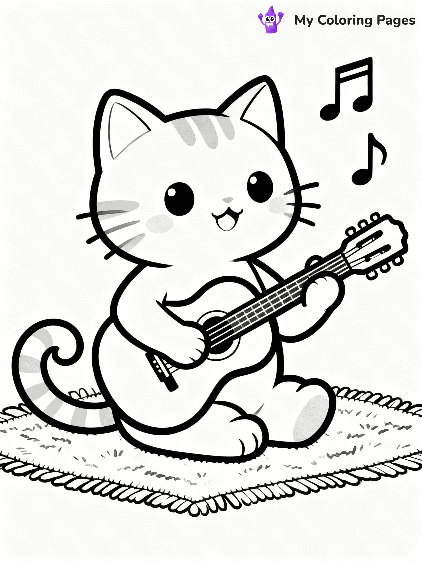 Guitar Coloring Pages - 13