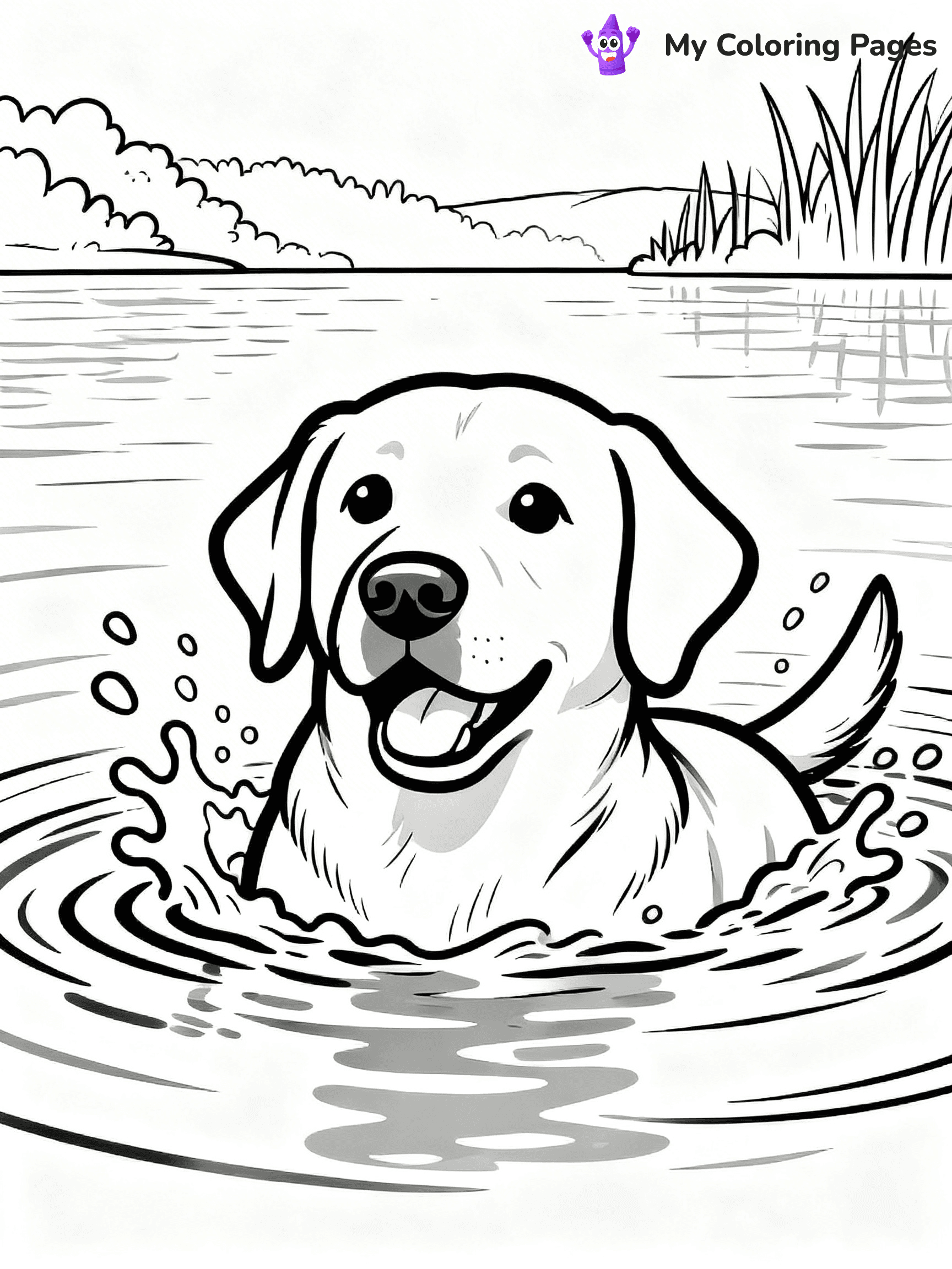 Labrador Coloring Pages - 26