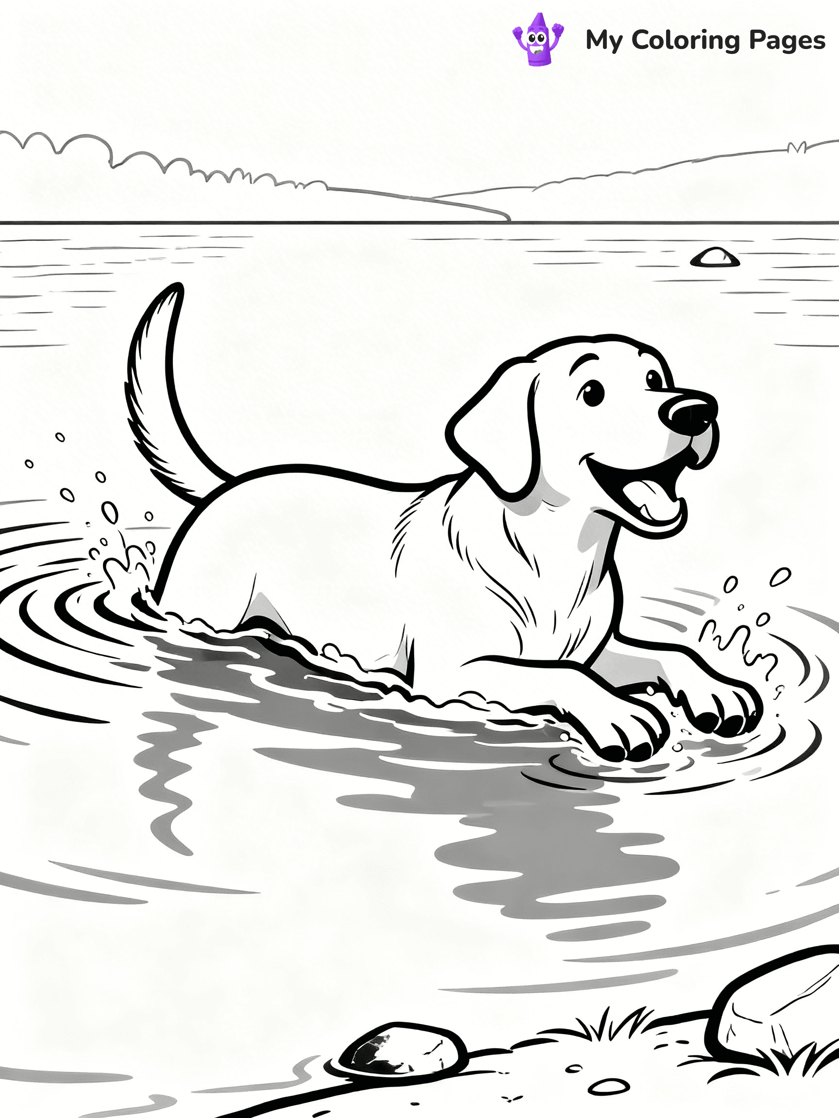 Labrador Coloring Pages - 24