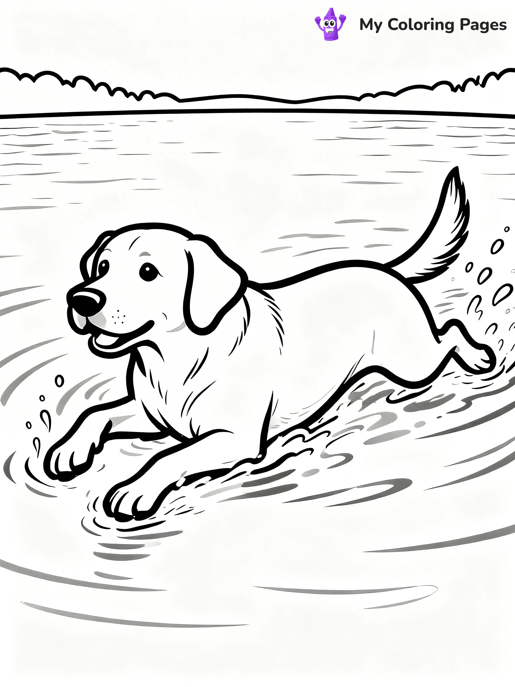 Labrador Coloring Pages - 23
