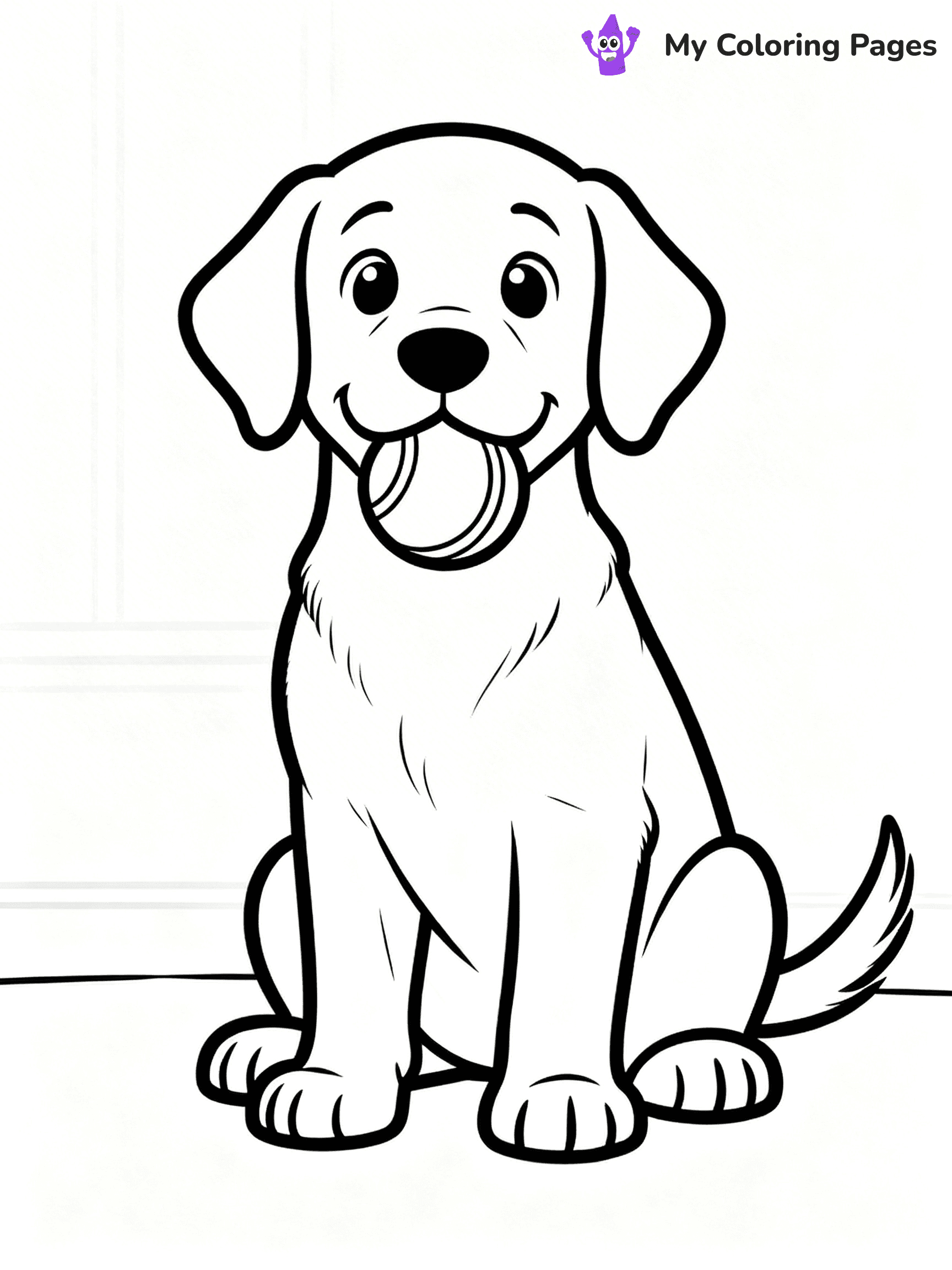 Labrador Coloring Pages - 19