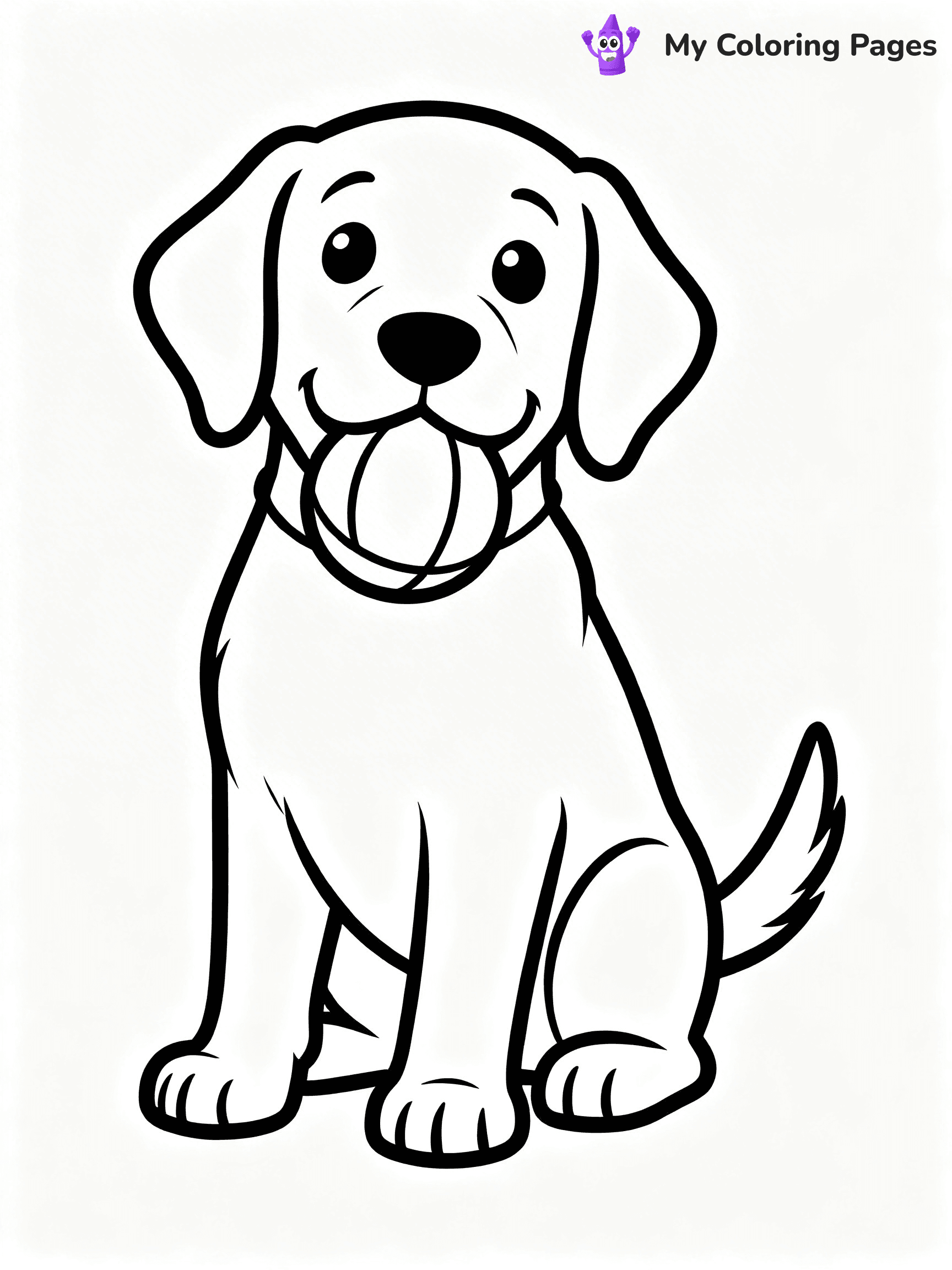 Labrador Coloring Pages - 18
