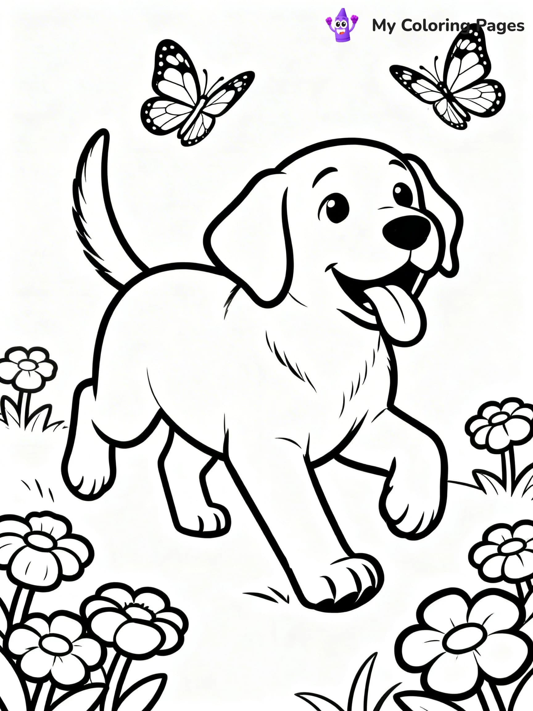 Labrador Coloring Pages - 1