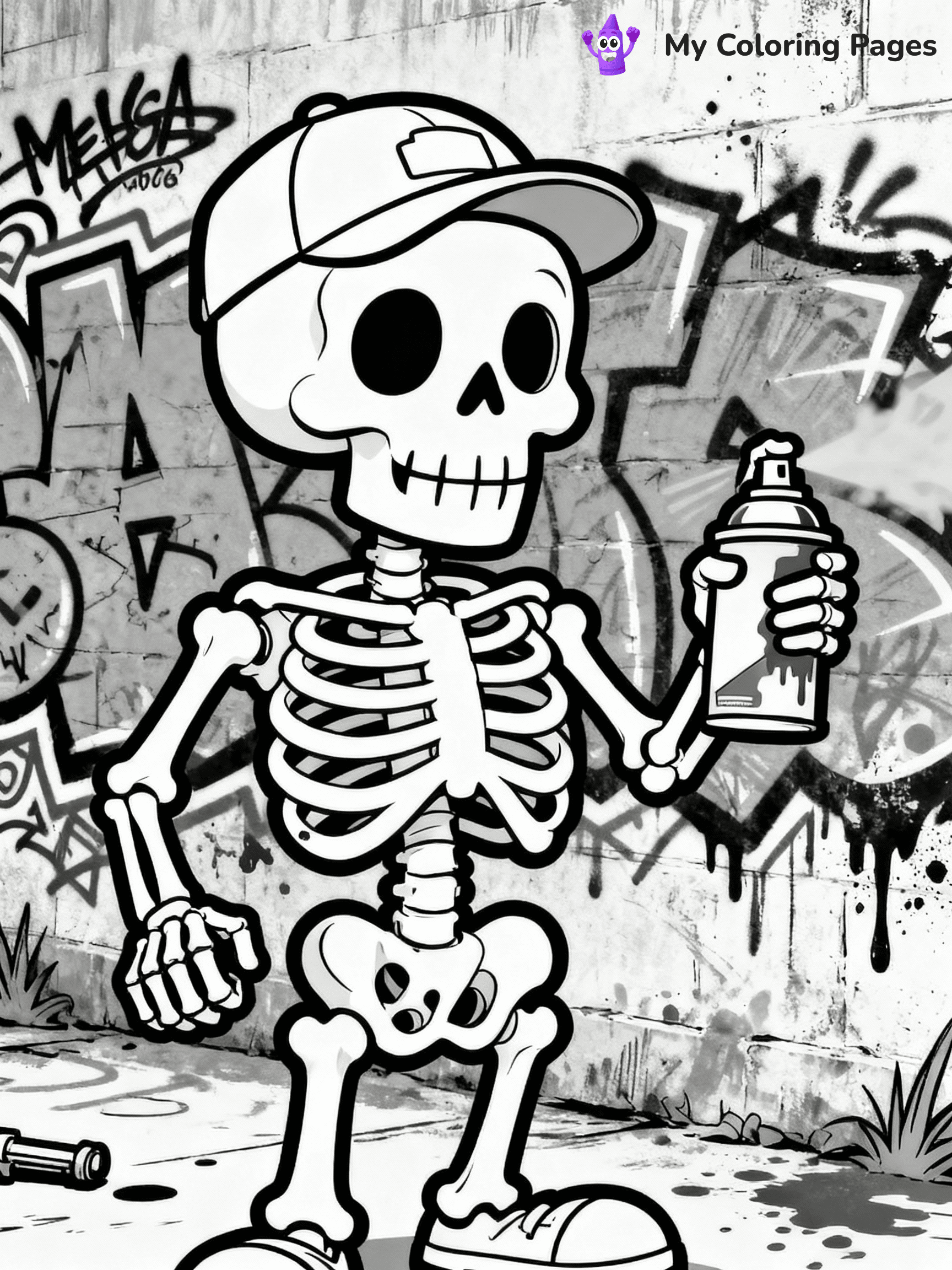 Graffiti Coloring Pages - 25