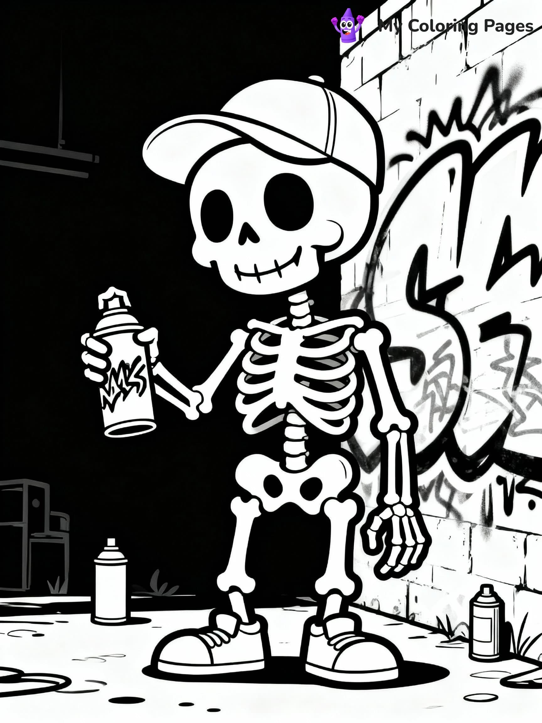 Graffiti Coloring Pages - 24